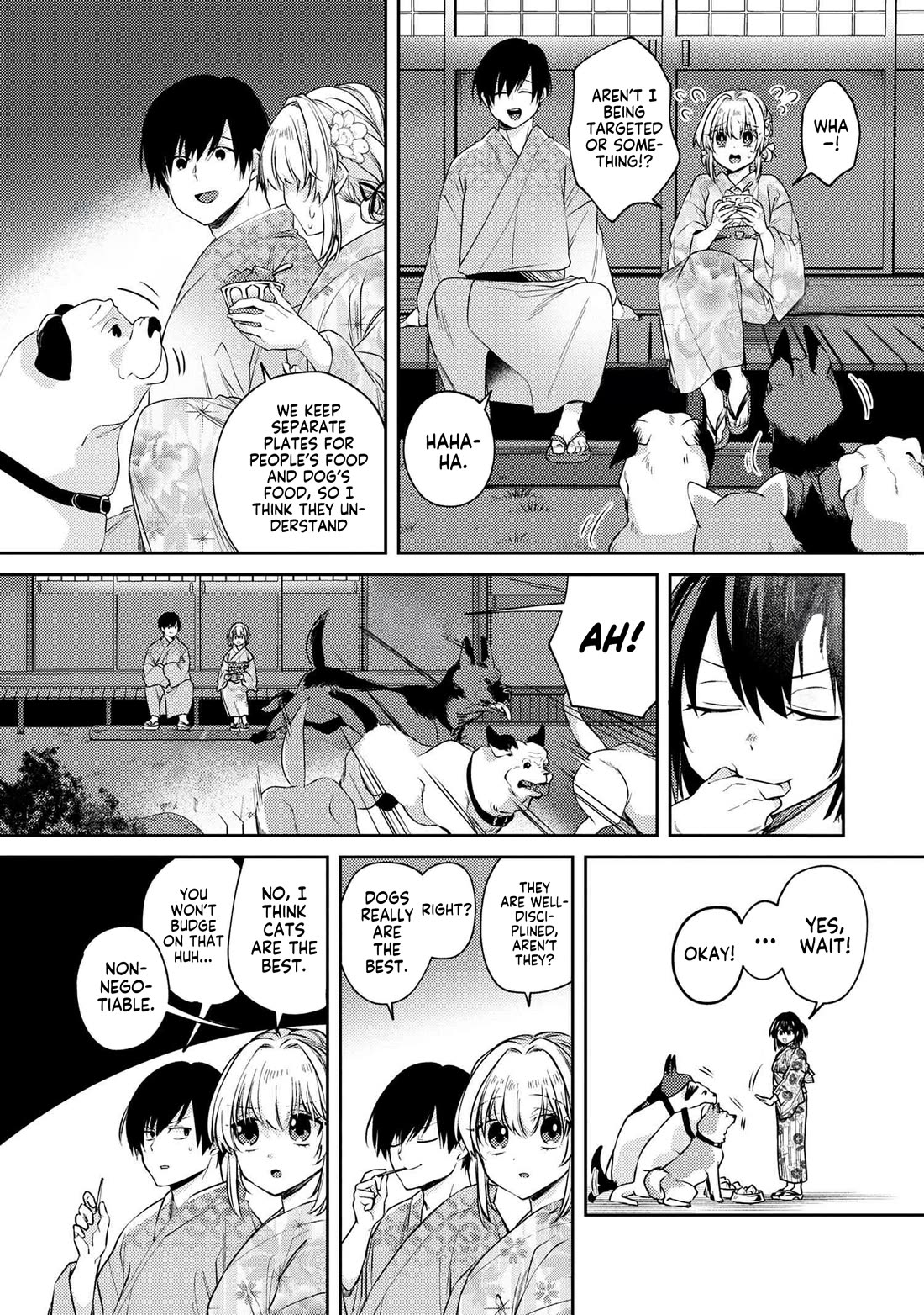About that time I didn't want to have a matchmaking interview, so I set some impossible conditions and then my classmate showed up Chapter 12.2 page 3 - Chapter 12.2: Lies of “Fiancée” and Summer Festival - Part 2