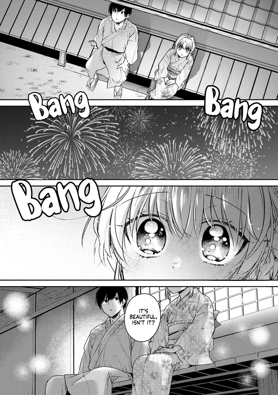 About that time I didn't want to have a matchmaking interview, so I set some impossible conditions and then my classmate showed up Chapter 12.2 page 5 - Chapter 12.2: Lies of “Fiancée” and Summer Festival - Part 2