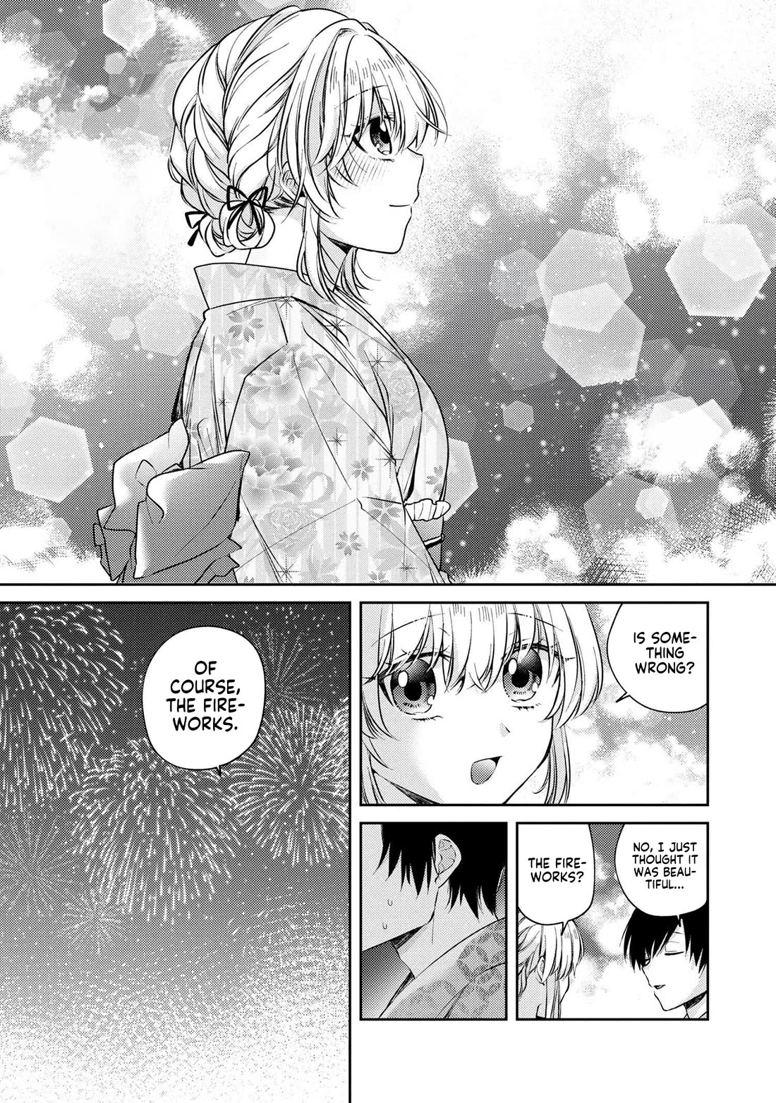 About that time I didn't want to have a matchmaking interview, so I set some impossible conditions and then my classmate showed up Chapter 12.2 page 6 - Chapter 12.2: Lies of “Fiancée” and Summer Festival - Part 2