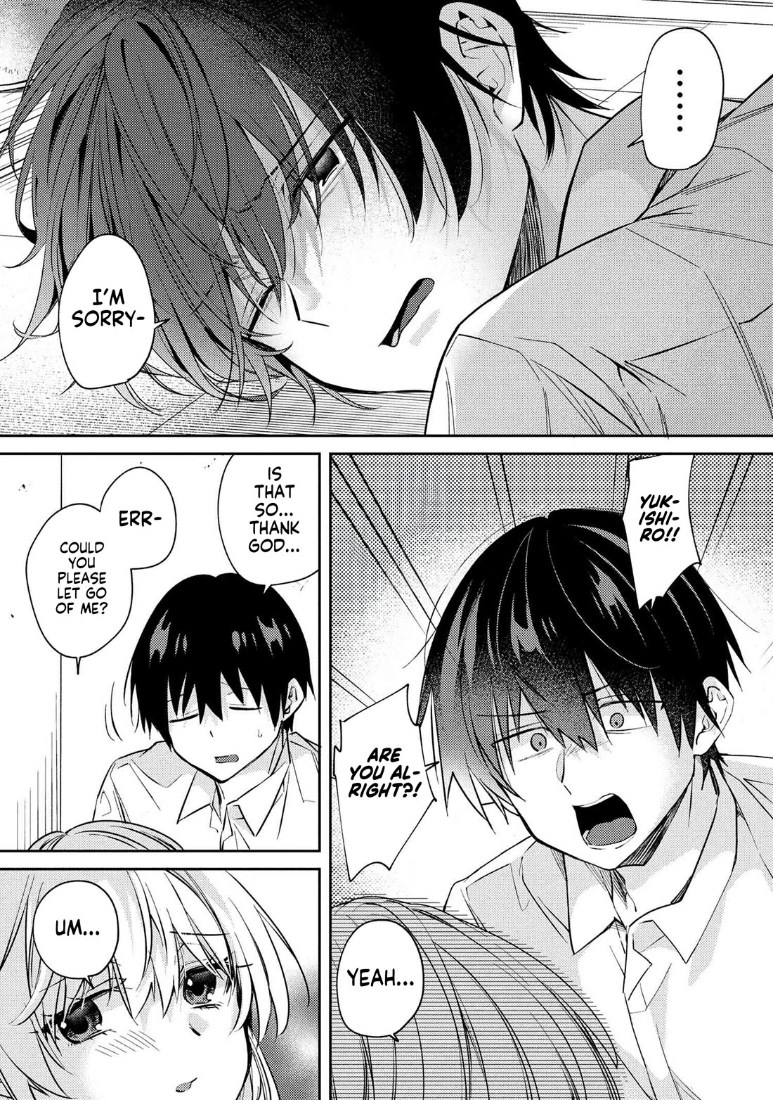 About that time I didn't want to have a matchmaking interview, so I set some impossible conditions and then my classmate showed up Chapter 12.5 page 12 - Chapter 12.5: Accidents During Caregiving