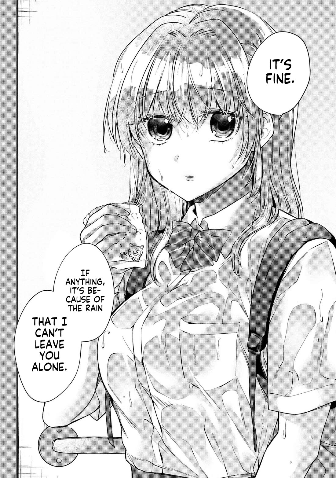 About that time I didn't want to have a matchmaking interview, so I set some impossible conditions and then my classmate showed up Chapter 12.5 page 3 - Chapter 12.5: Accidents During Caregiving
