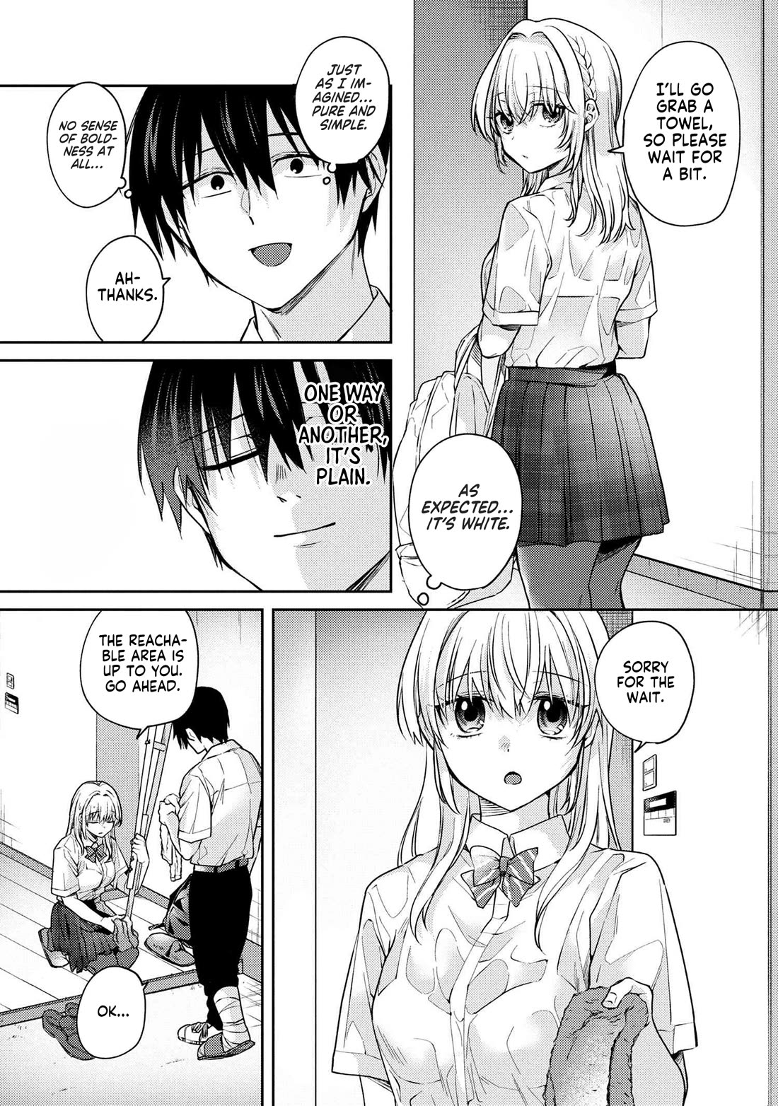About that time I didn't want to have a matchmaking interview, so I set some impossible conditions and then my classmate showed up Chapter 12.5 page 5 - Chapter 12.5: Accidents During Caregiving