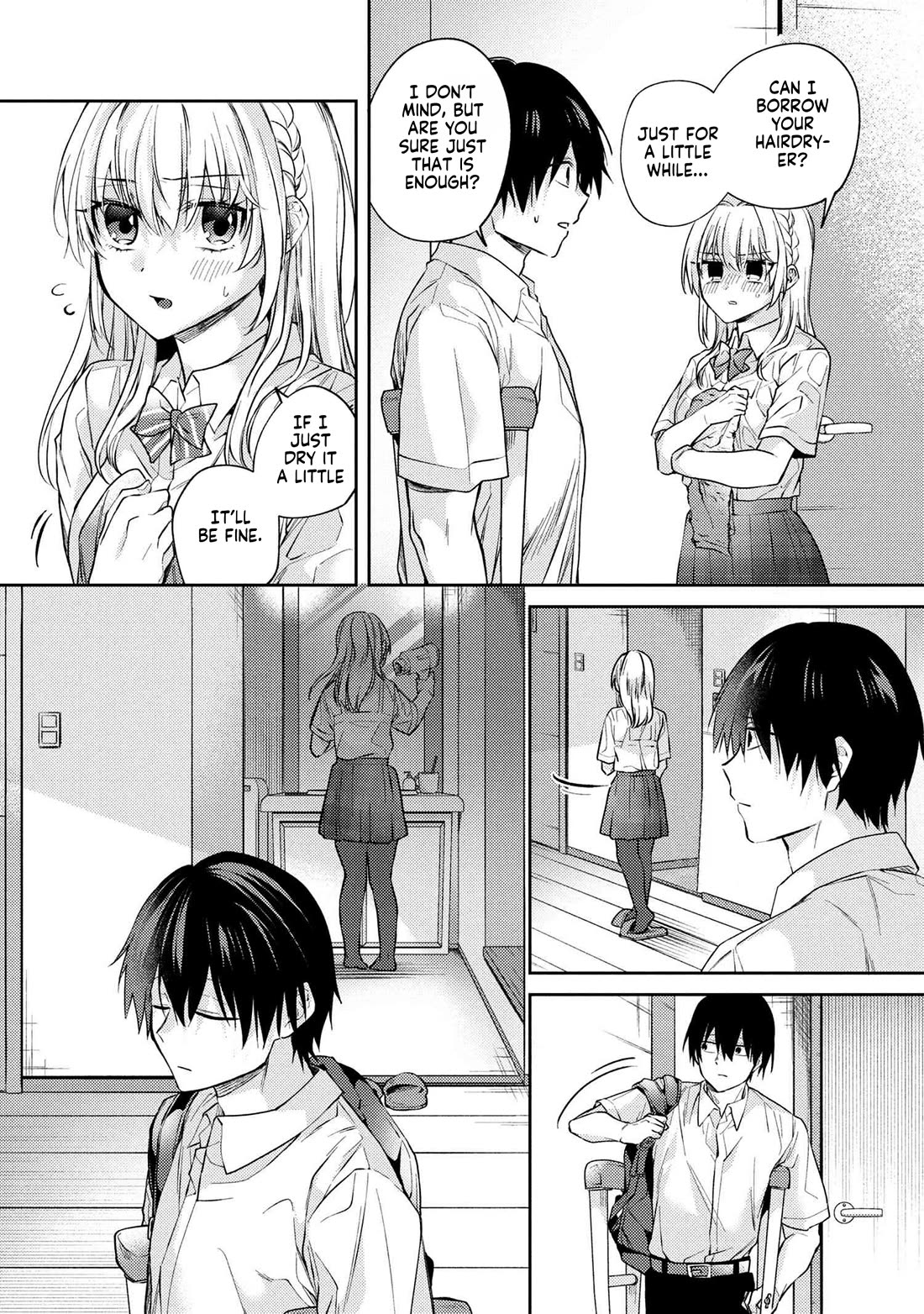 About that time I didn't want to have a matchmaking interview, so I set some impossible conditions and then my classmate showed up Chapter 12.5 page 8 - Chapter 12.5: Accidents During Caregiving
