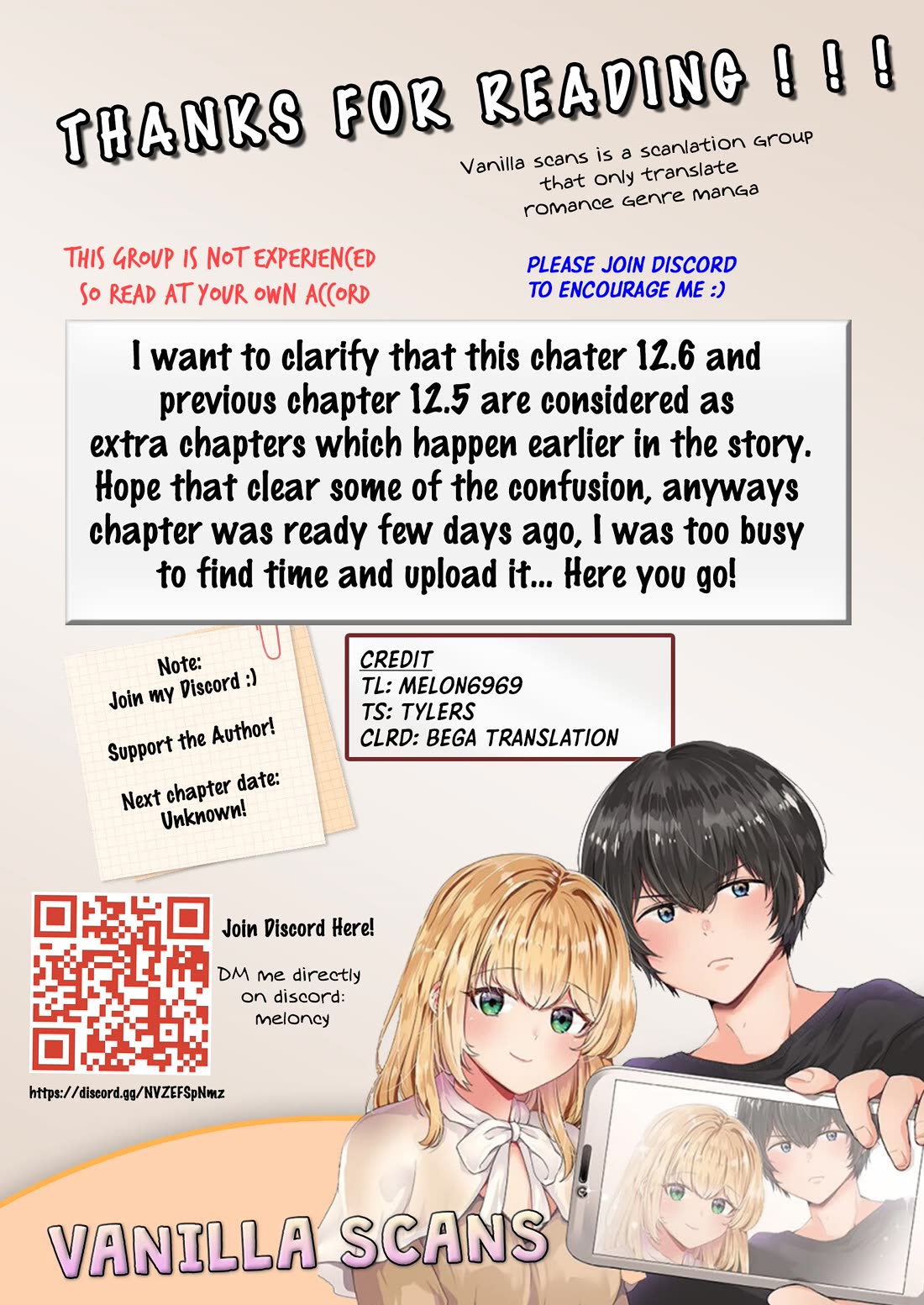 About that time I didn't want to have a matchmaking interview, so I set some impossible conditions and then my classmate showed up Chapter 12.6 page 11 - Chapter 12.6: Extra - Daily Classroom Duties