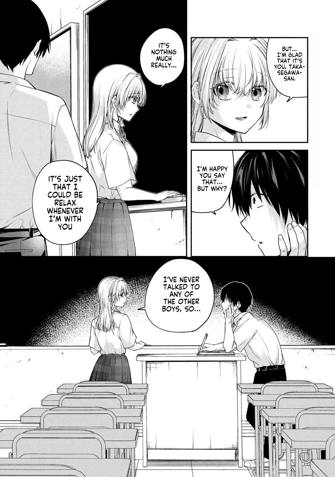 About that time I didn't want to have a matchmaking interview, so I set some impossible conditions and then my classmate showed up Chapter 12.6 page 3 - Chapter 12.6: Extra - Daily Classroom Duties