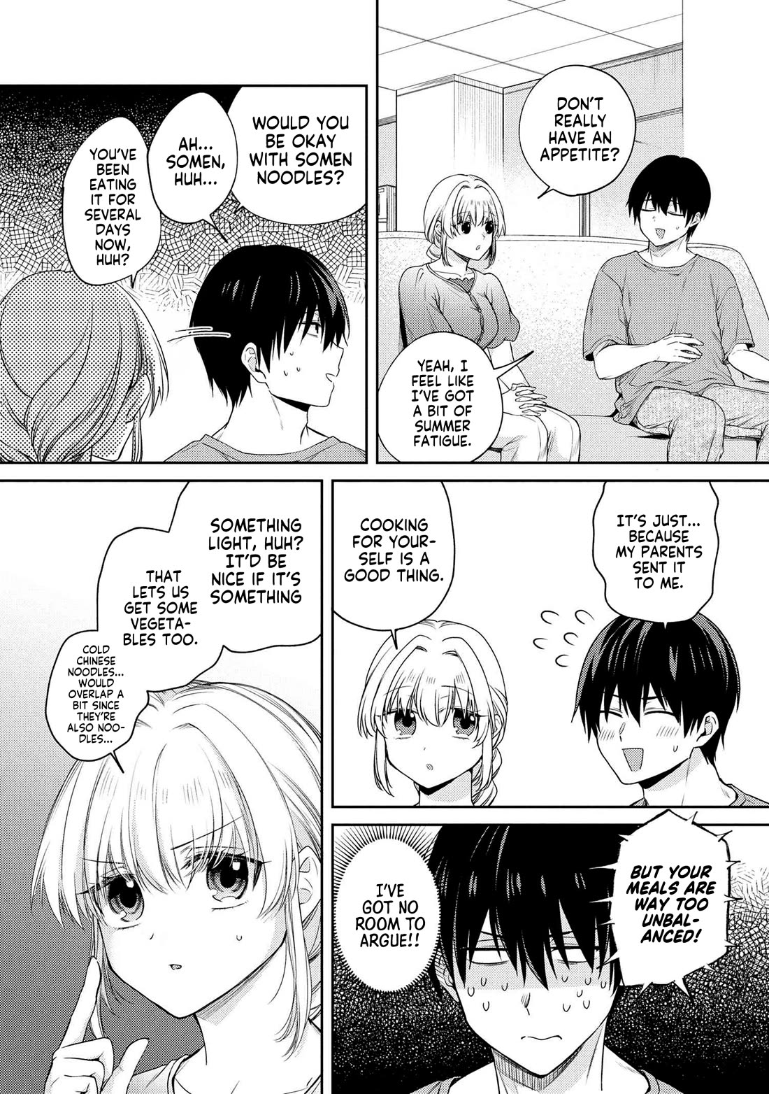 About that time I didn't want to have a matchmaking interview, so I set some impossible conditions and then my classmate showed up Chapter 12.7 page 3 - Chapter 12.7: Extra - Cold Ochakuze