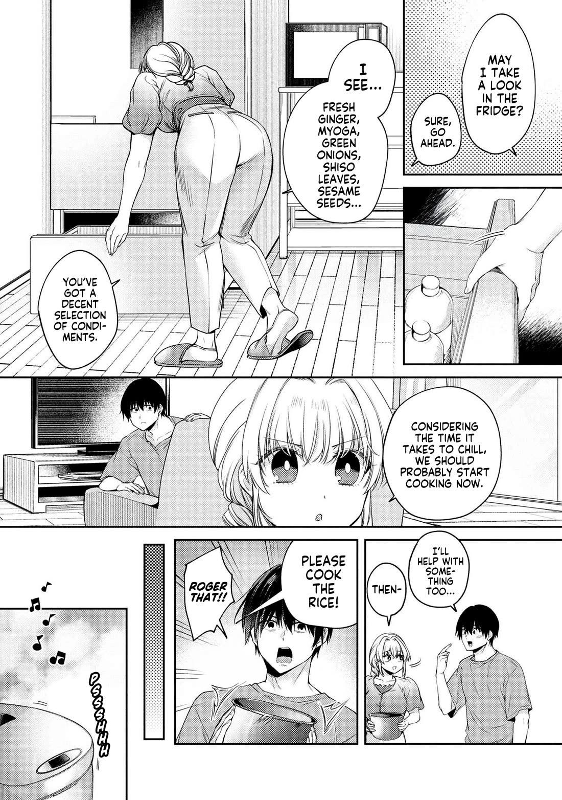 About that time I didn't want to have a matchmaking interview, so I set some impossible conditions and then my classmate showed up Chapter 12.7 page 4 - Chapter 12.7: Extra - Cold Ochakuze