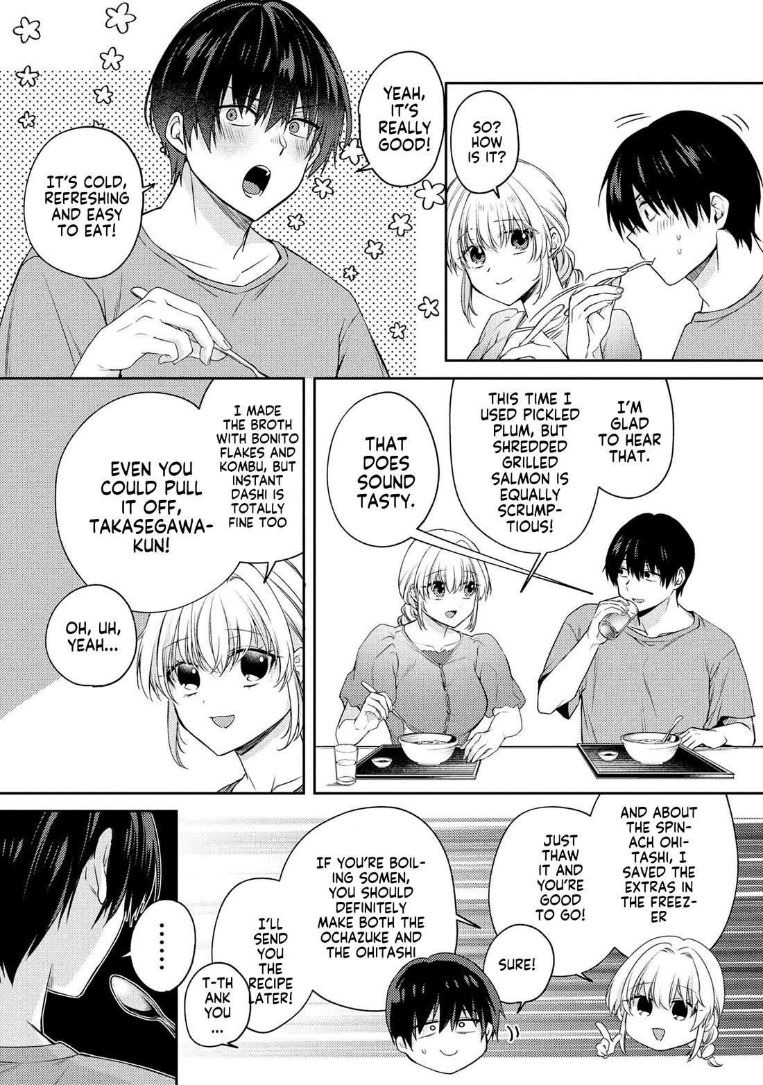 About that time I didn't want to have a matchmaking interview, so I set some impossible conditions and then my classmate showed up Chapter 12.7 page 6 - Chapter 12.7: Extra - Cold Ochakuze