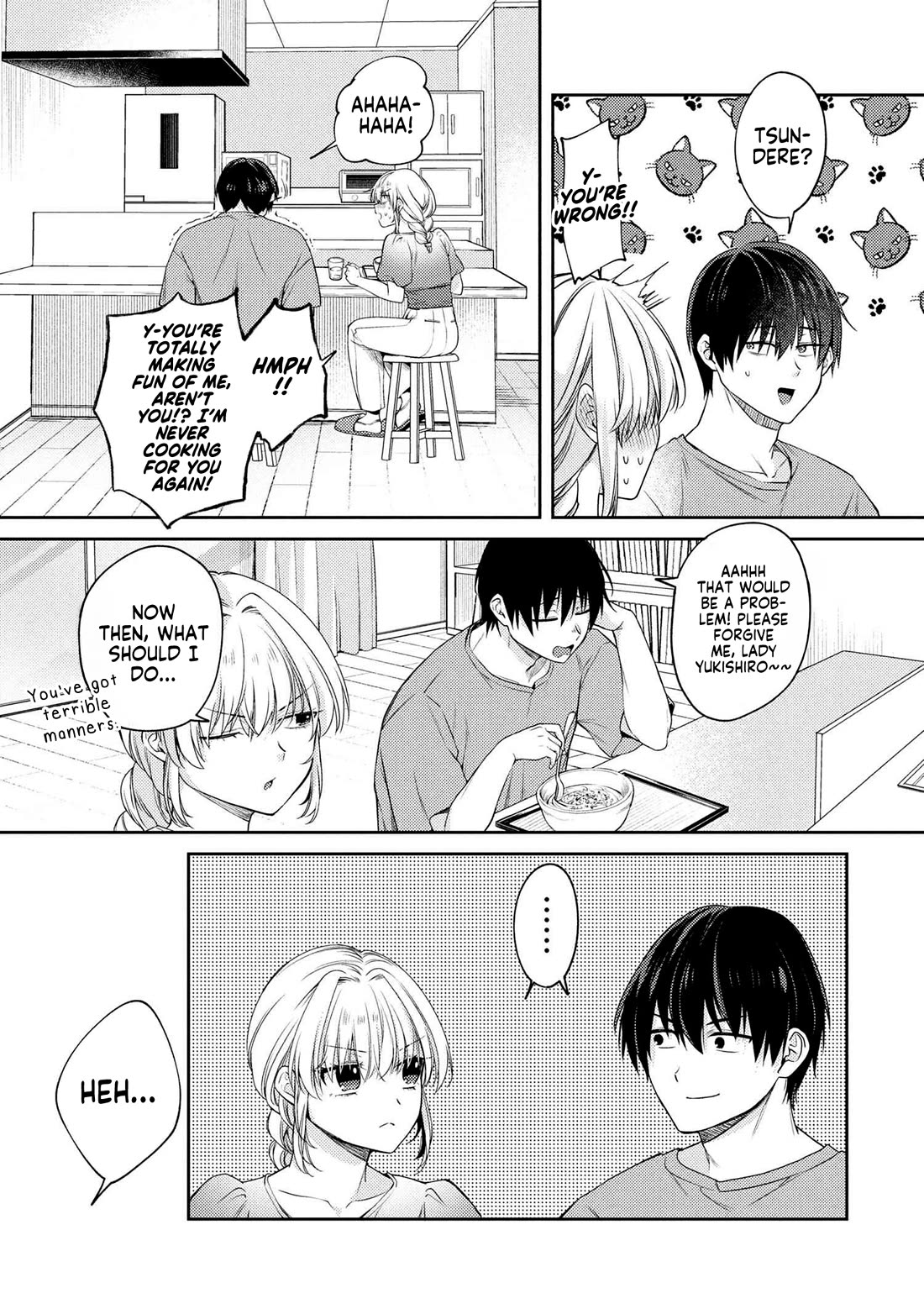 About that time I didn't want to have a matchmaking interview, so I set some impossible conditions and then my classmate showed up Chapter 12.7 page 8 - Chapter 12.7: Extra - Cold Ochakuze