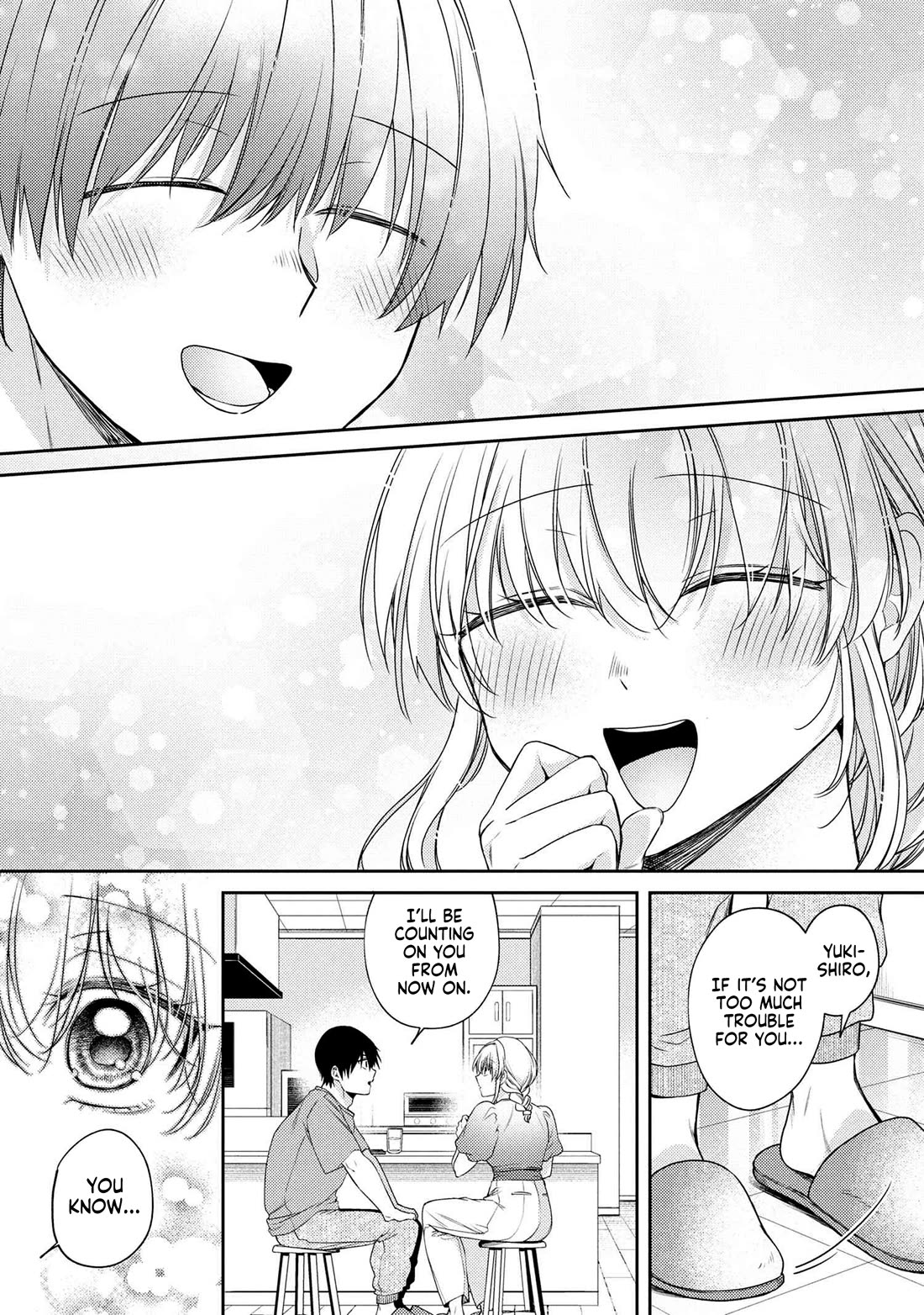About that time I didn't want to have a matchmaking interview, so I set some impossible conditions and then my classmate showed up Chapter 12.7 page 9 - Chapter 12.7: Extra - Cold Ochakuze