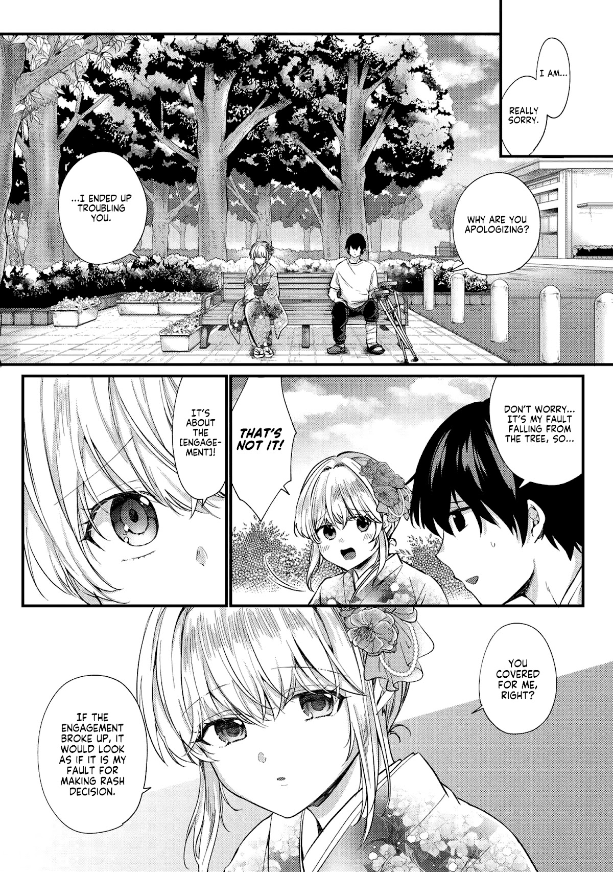 About that time I didn't want to have a matchmaking interview, so I set some impossible conditions and then my classmate showed up Chapter 2 page 3 - Chapter 2