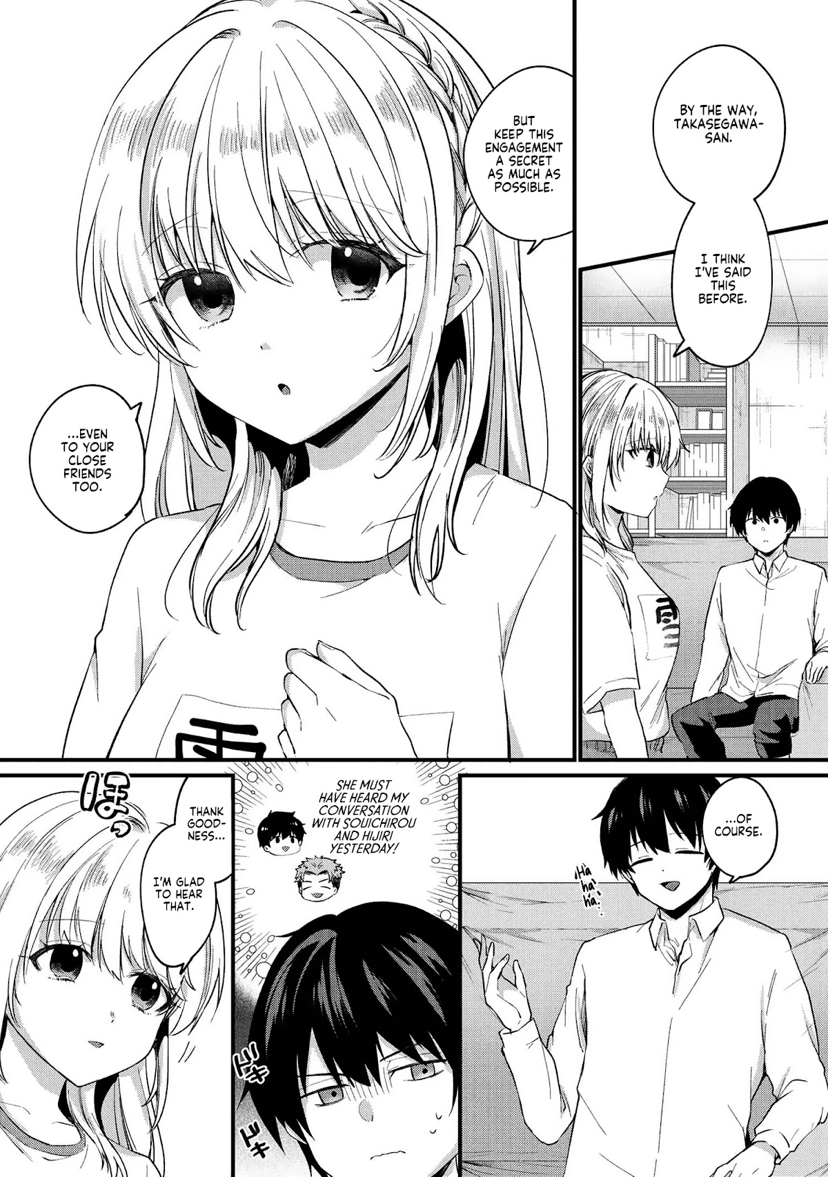 About that time I didn't want to have a matchmaking interview, so I set some impossible conditions and then my classmate showed up Chapter 3 page 8 - Chapter 3