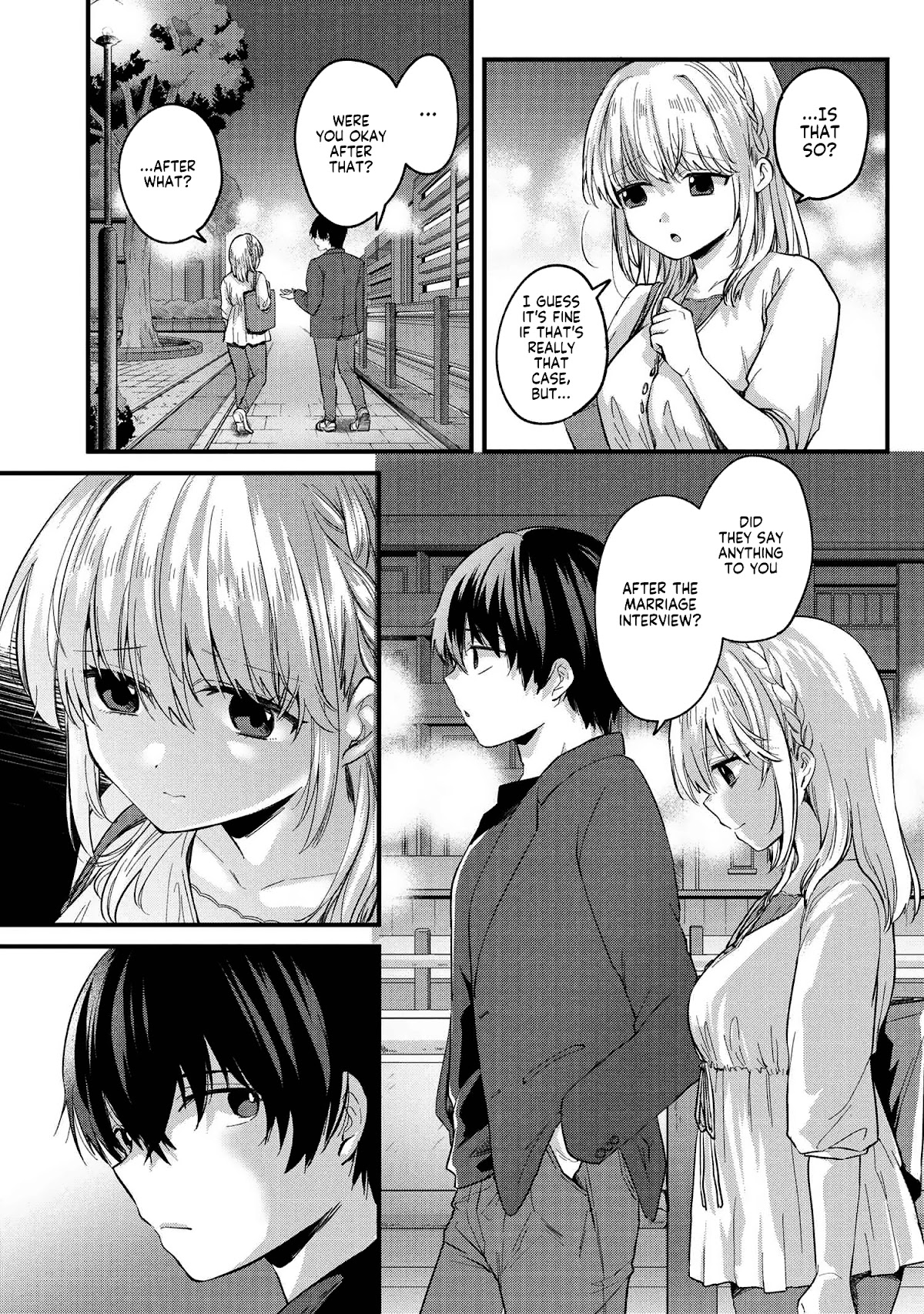 About that time I didn't want to have a matchmaking interview, so I set some impossible conditions and then my classmate showed up Chapter 4 page 16 - Chapter 4