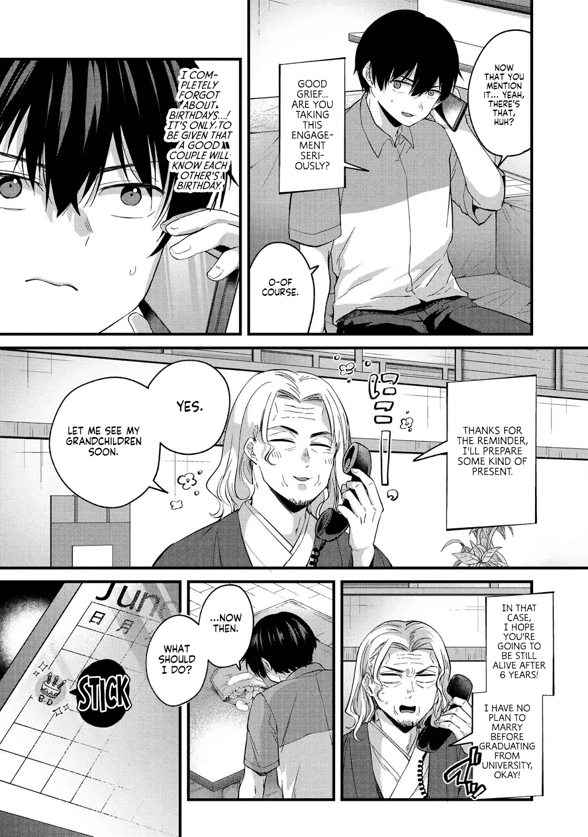 About that time I didn't want to have a matchmaking interview, so I set some impossible conditions and then my classmate showed up Chapter 4 page 24 - Chapter 4