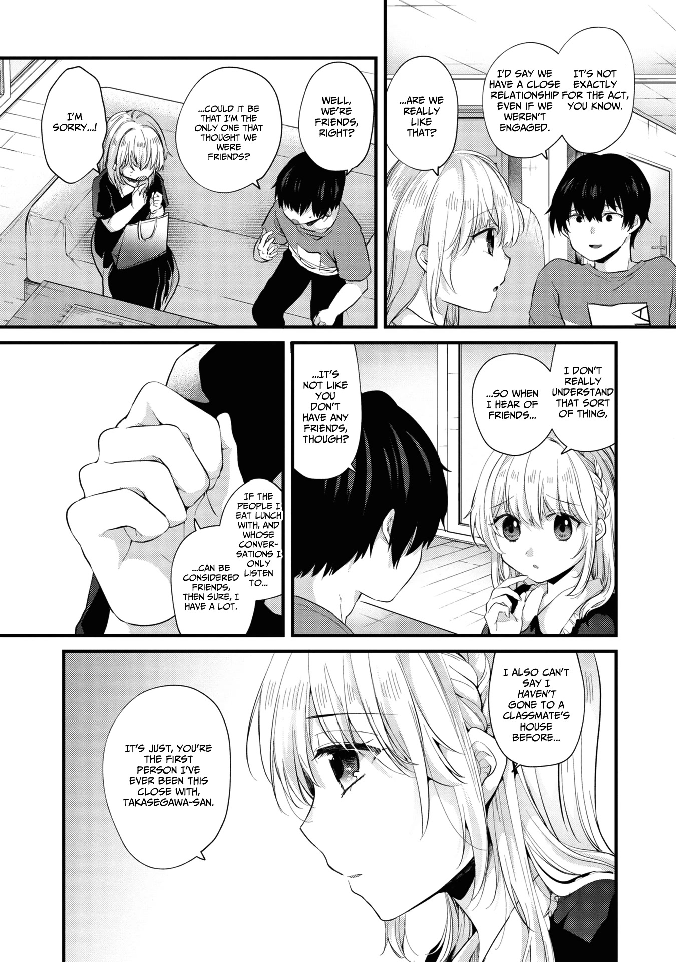 About that time I didn't want to have a matchmaking interview, so I set some impossible conditions and then my classmate showed up Chapter 5 page 6 - Chapter 5: That Time I Set Some Impossible Conditions and Then My Classmate Showed Up (5)