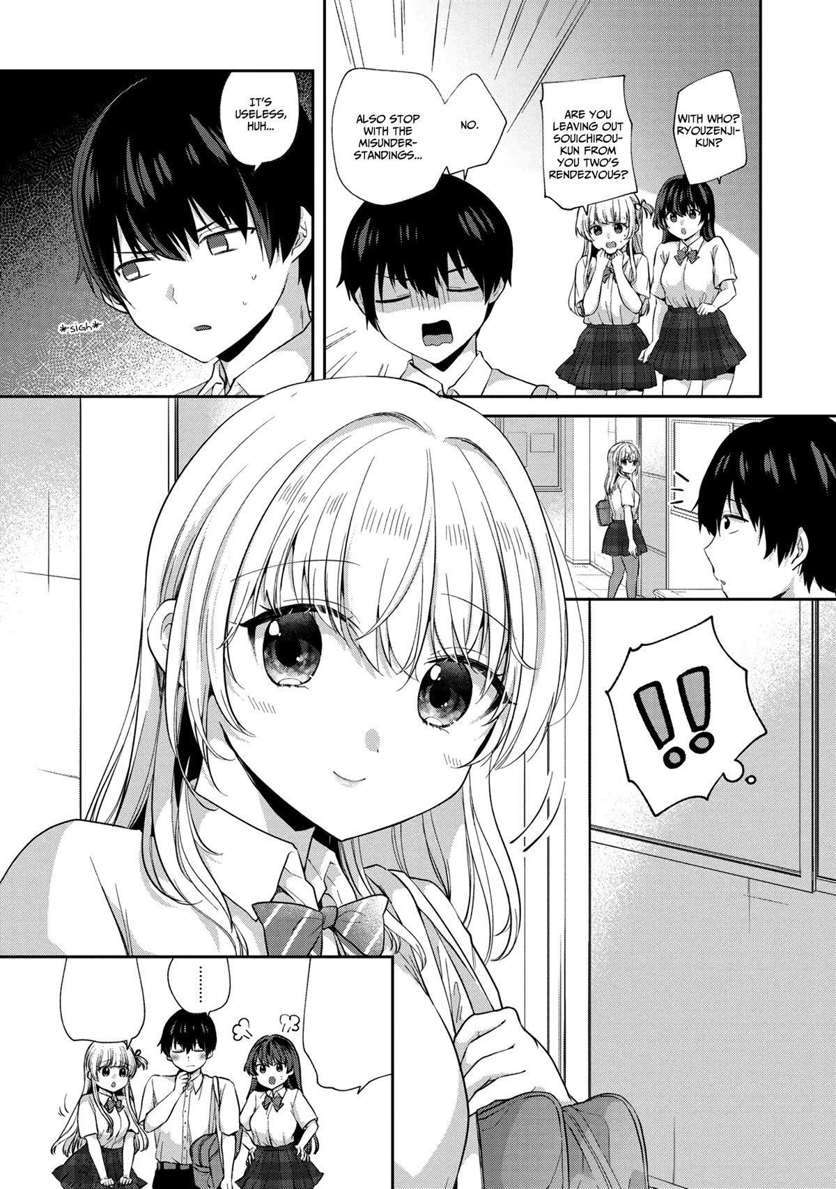 About that time I didn't want to have a matchmaking interview, so I set some impossible conditions and then my classmate showed up Chapter 6.1 page 3 - Chapter 6.1: "Takasegawa" Yuzuru and Yukishiro Alisa (1)