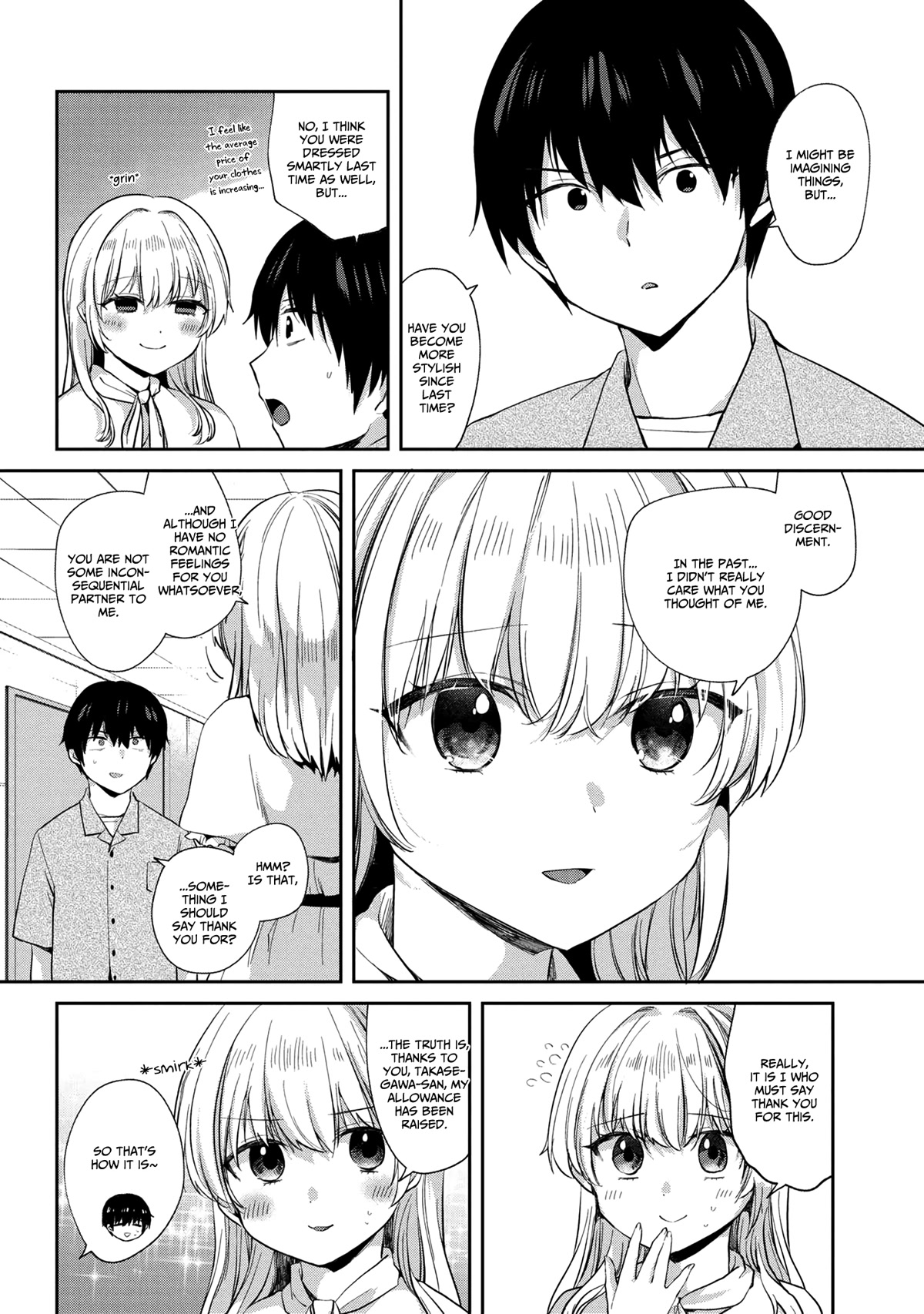 About that time I didn't want to have a matchmaking interview, so I set some impossible conditions and then my classmate showed up Chapter 6.1 page 6 - Chapter 6.1: "Takasegawa" Yuzuru and Yukishiro Alisa (1)