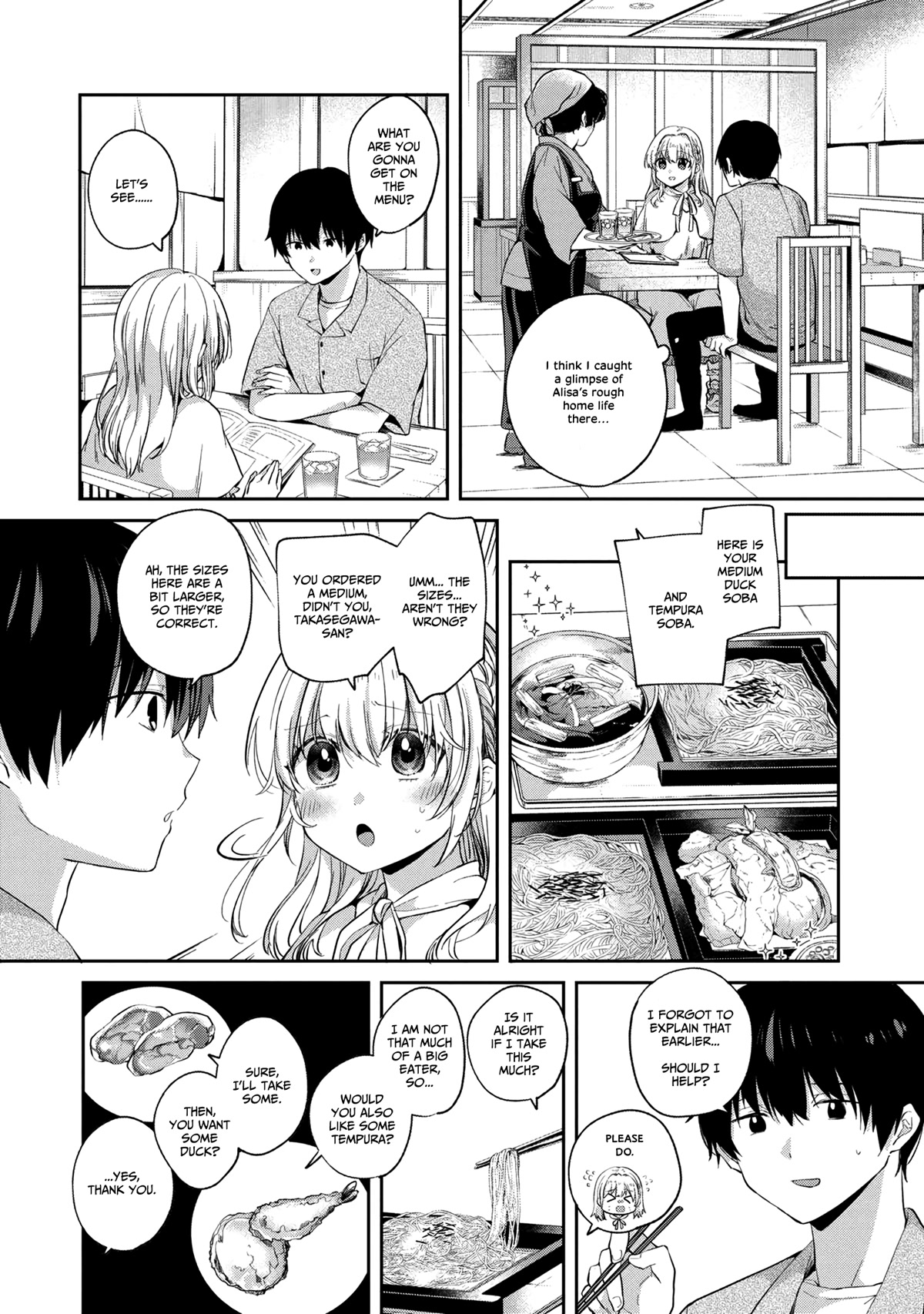 About that time I didn't want to have a matchmaking interview, so I set some impossible conditions and then my classmate showed up Chapter 6.2 page 2 - Chapter 6.2: "Takasegawa" Yuzuru and Yukishiro Alisa (1) - Part 2