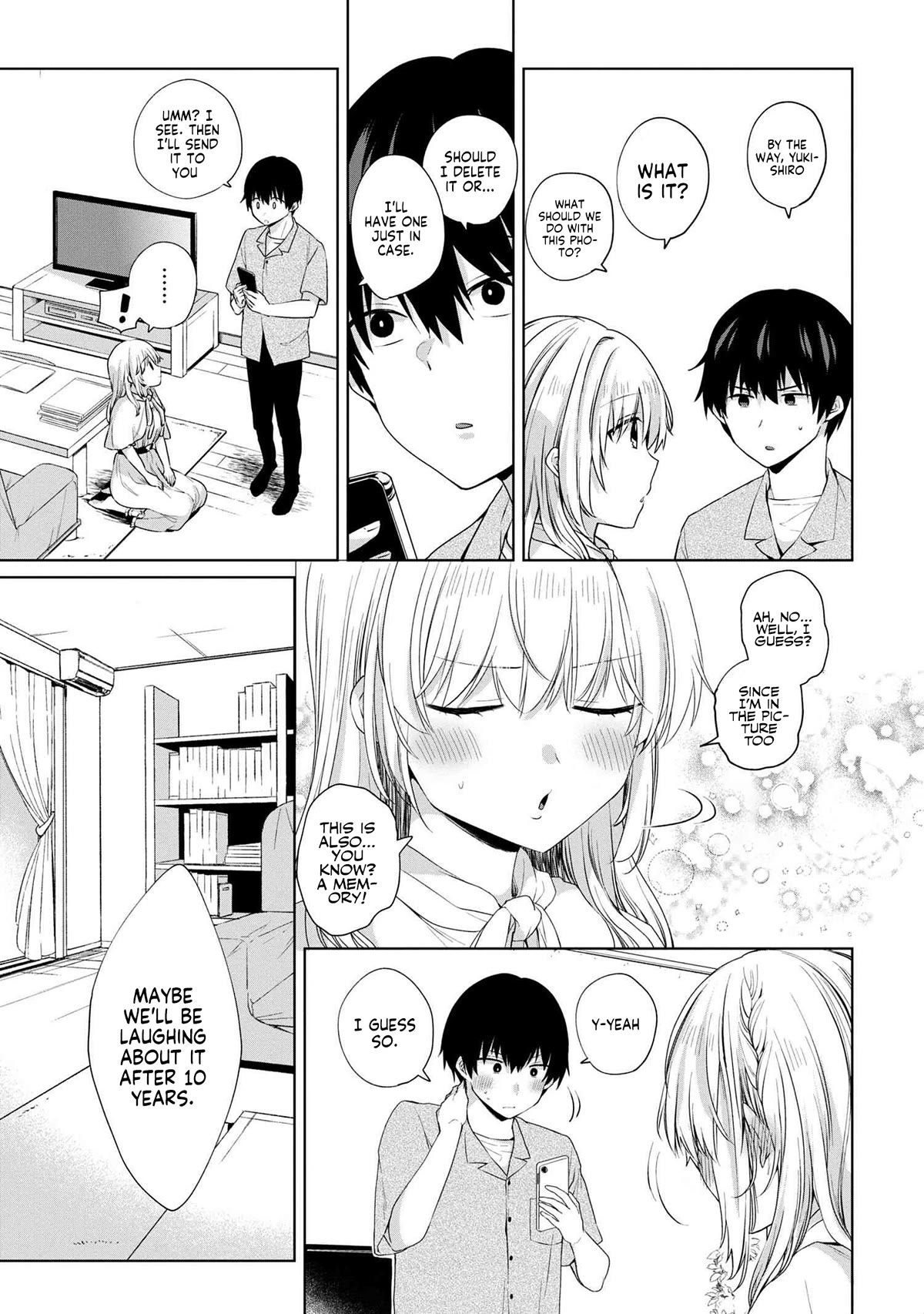 About that time I didn't want to have a matchmaking interview, so I set some impossible conditions and then my classmate showed up Chapter 7 page 11 - Chapter 7: "Takasegawa" Yuzuru and Yukishiro Alisa (2)