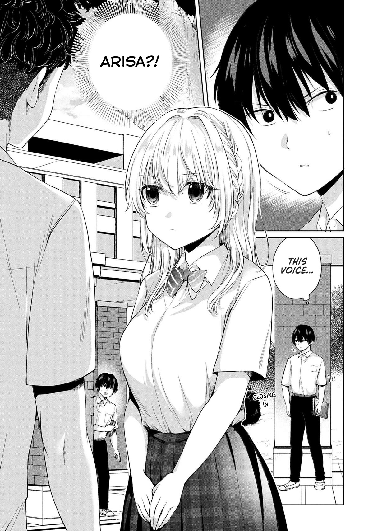 About that time I didn't want to have a matchmaking interview, so I set some impossible conditions and then my classmate showed up Chapter 7 page 13 - Chapter 7: "Takasegawa" Yuzuru and Yukishiro Alisa (2)
