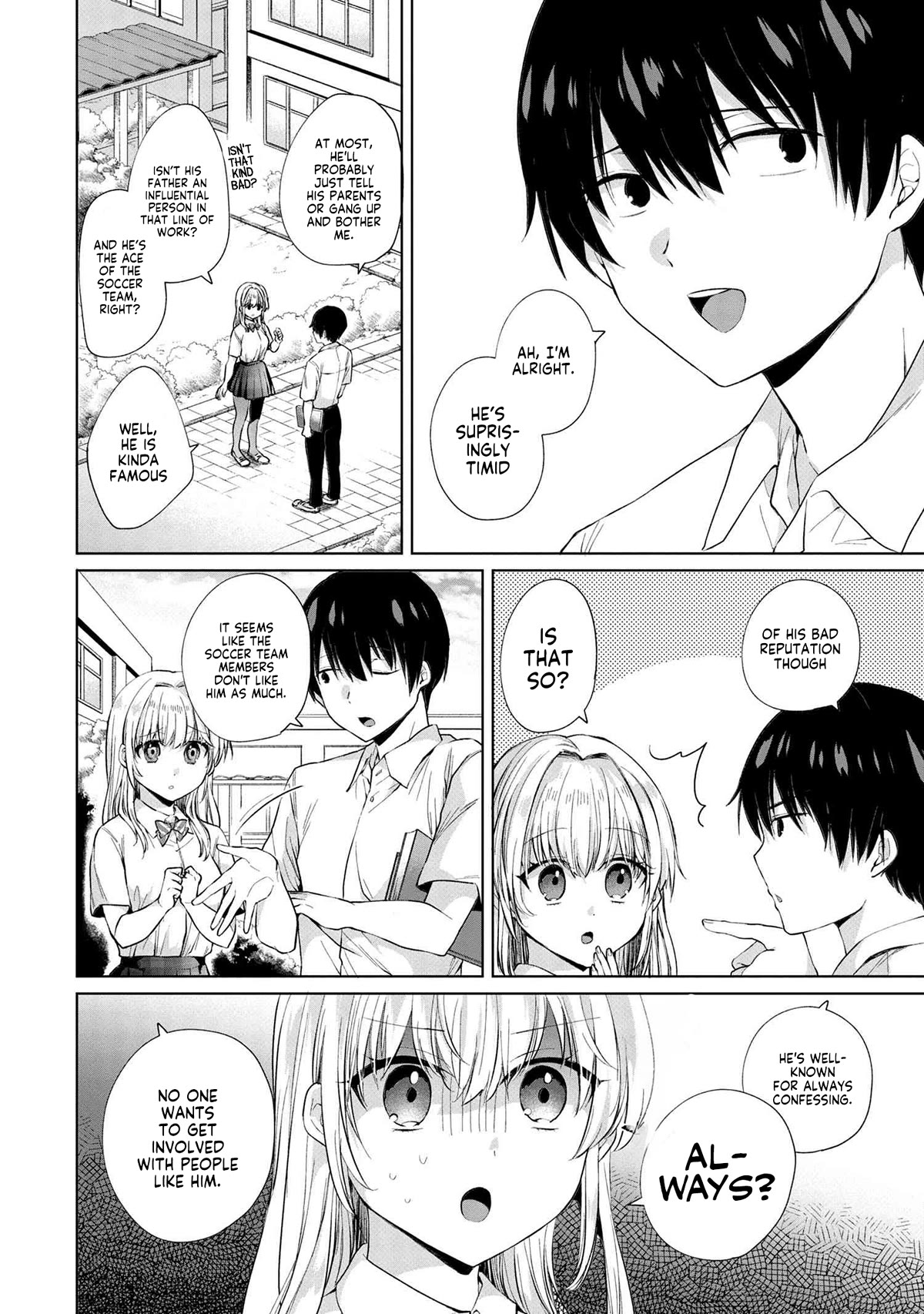 About that time I didn't want to have a matchmaking interview, so I set some impossible conditions and then my classmate showed up Chapter 7 page 20 - Chapter 7: "Takasegawa" Yuzuru and Yukishiro Alisa (2)