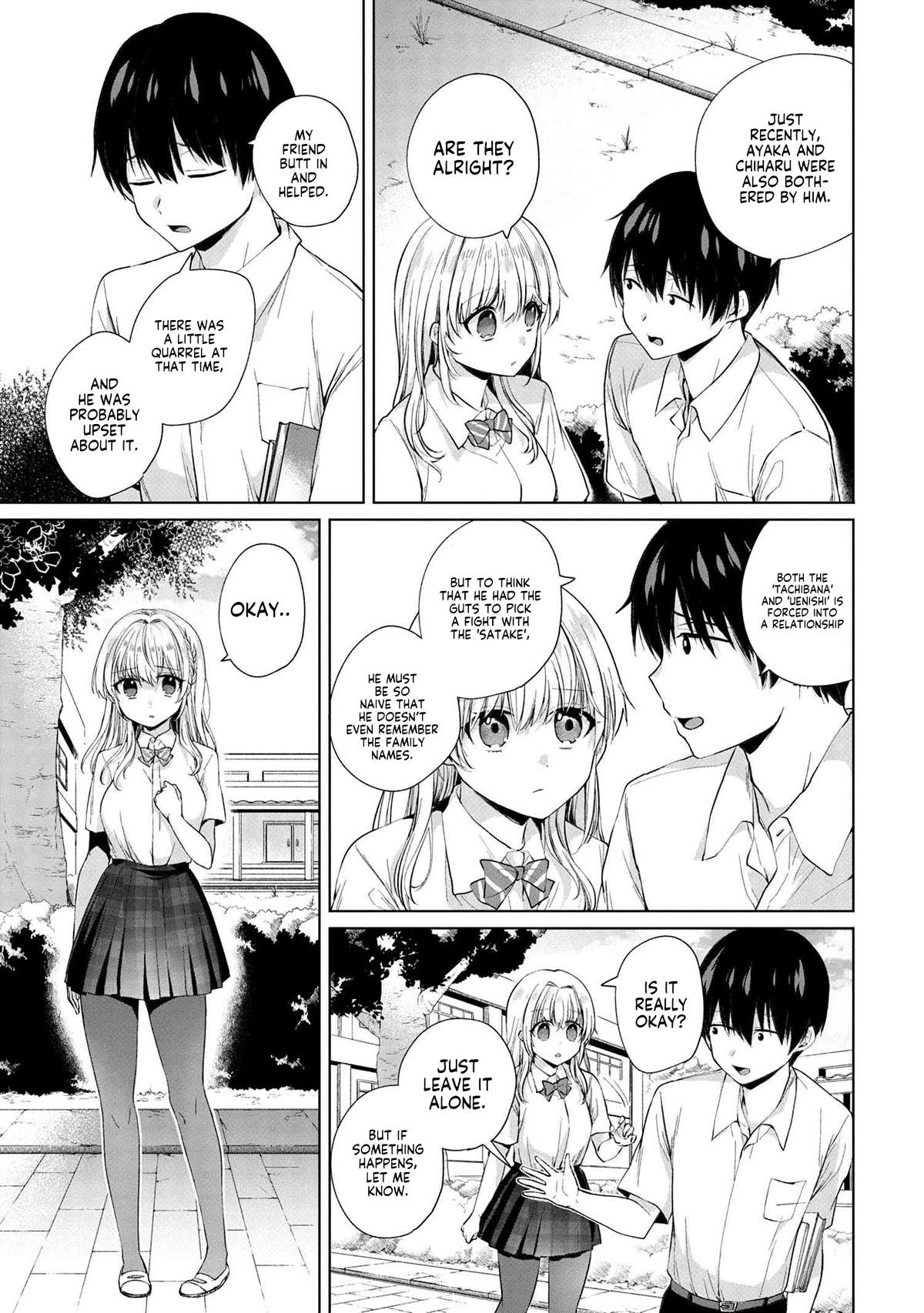About that time I didn't want to have a matchmaking interview, so I set some impossible conditions and then my classmate showed up Chapter 7 page 21 - Chapter 7: "Takasegawa" Yuzuru and Yukishiro Alisa (2)