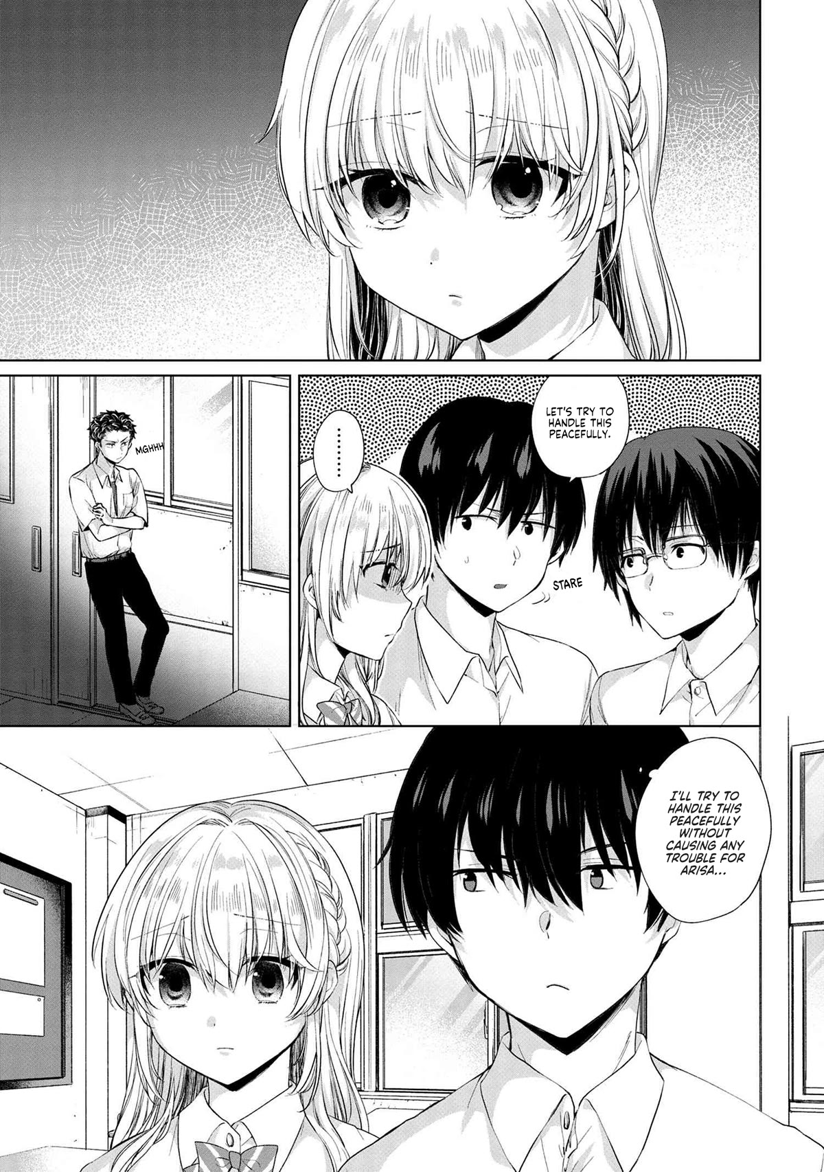 About that time I didn't want to have a matchmaking interview, so I set some impossible conditions and then my classmate showed up Chapter 7 page 23 - Chapter 7: "Takasegawa" Yuzuru and Yukishiro Alisa (2)
