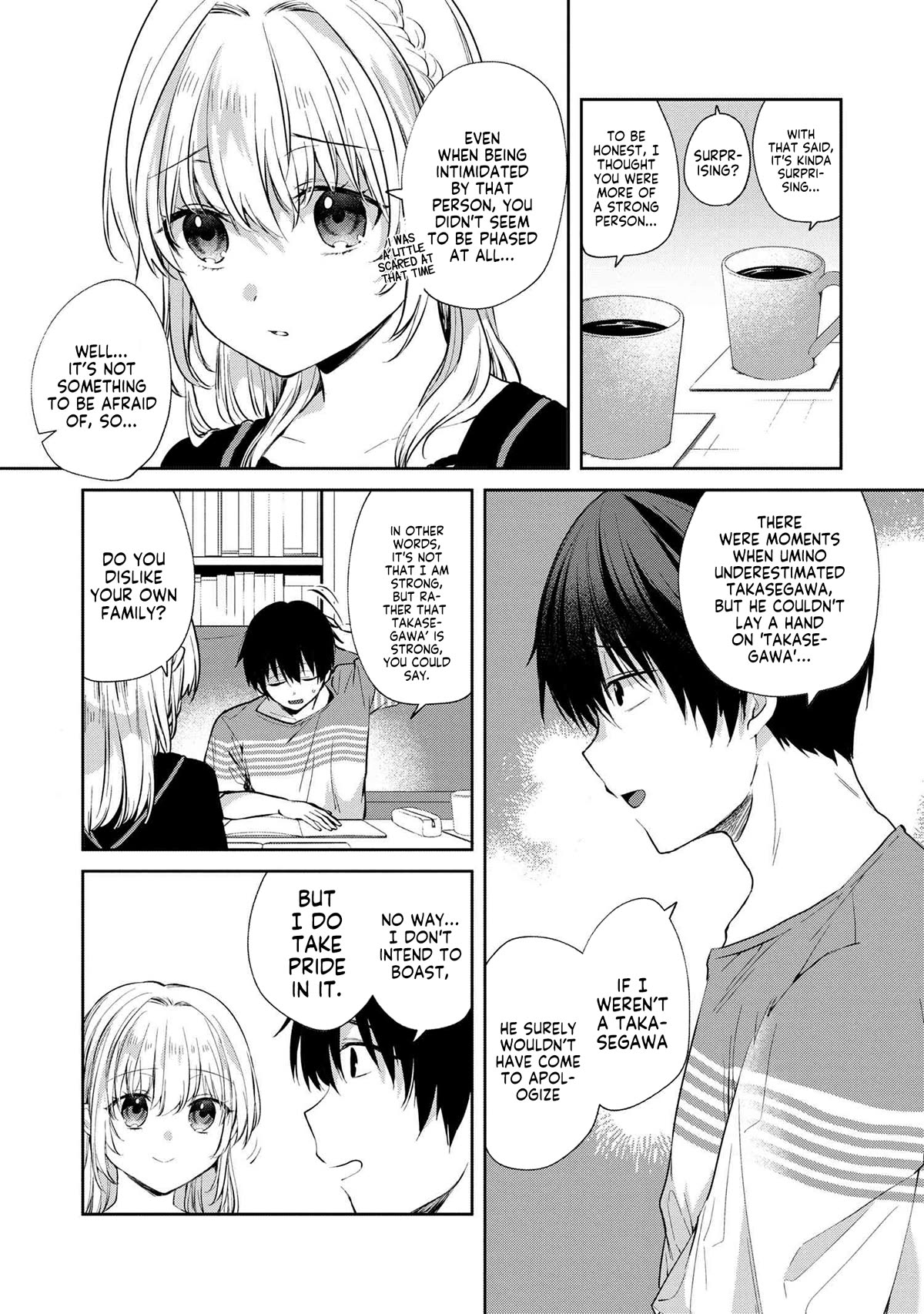 About that time I didn't want to have a matchmaking interview, so I set some impossible conditions and then my classmate showed up Chapter 8.1 page 10 - Chapter 8.1: "Takasegawa" Yuzuru and Yukishiro Alisa (3) - Part 1