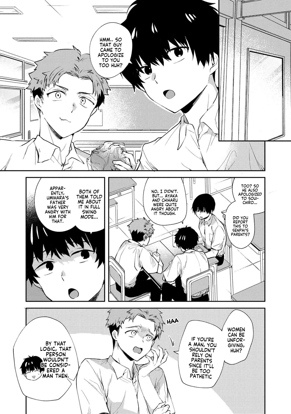 About that time I didn't want to have a matchmaking interview, so I set some impossible conditions and then my classmate showed up Chapter 8.1 page 5 - Chapter 8.1: "Takasegawa" Yuzuru and Yukishiro Alisa (3) - Part 1