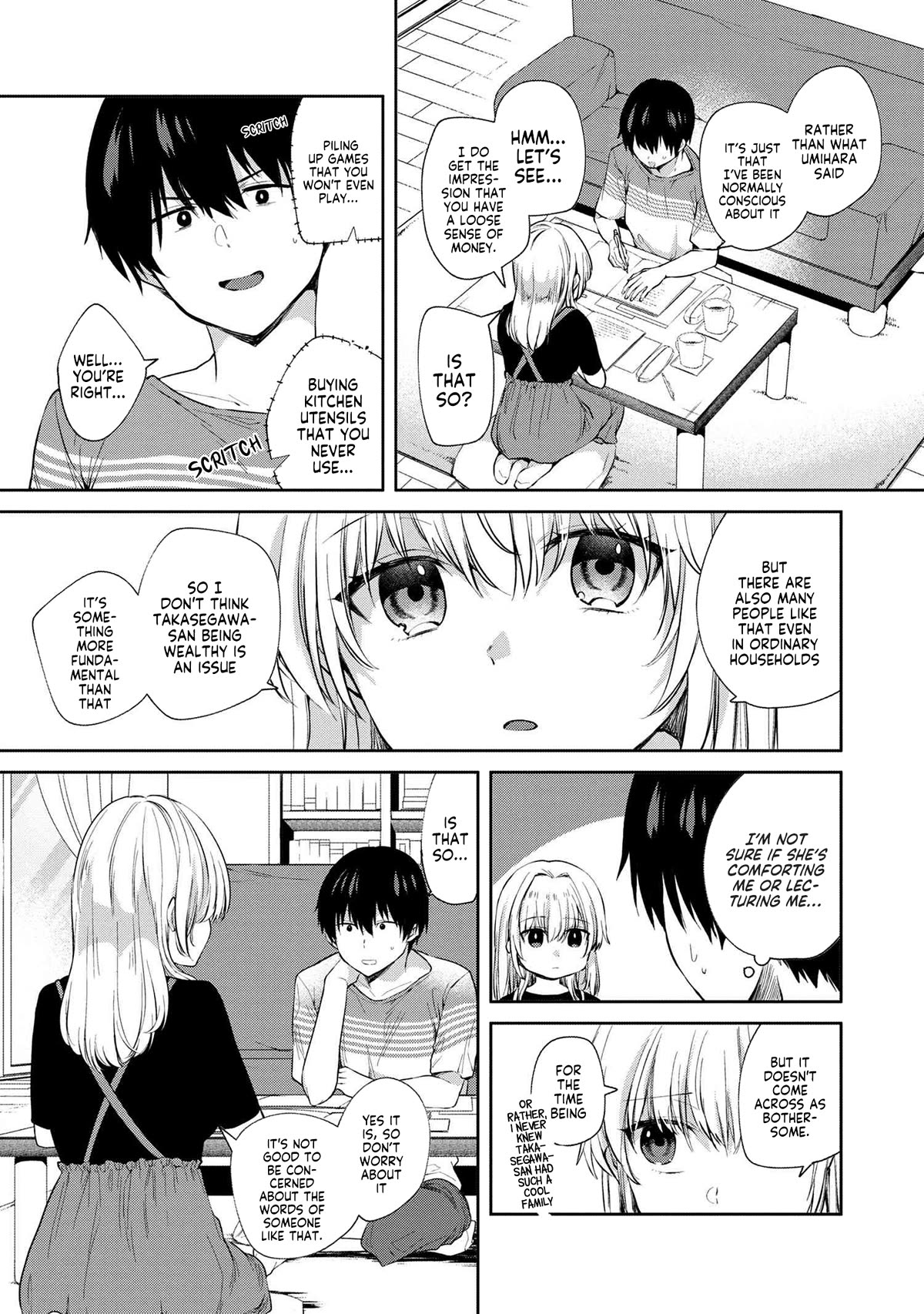 About that time I didn't want to have a matchmaking interview, so I set some impossible conditions and then my classmate showed up Chapter 8.1 page 9 - Chapter 8.1: "Takasegawa" Yuzuru and Yukishiro Alisa (3) - Part 1