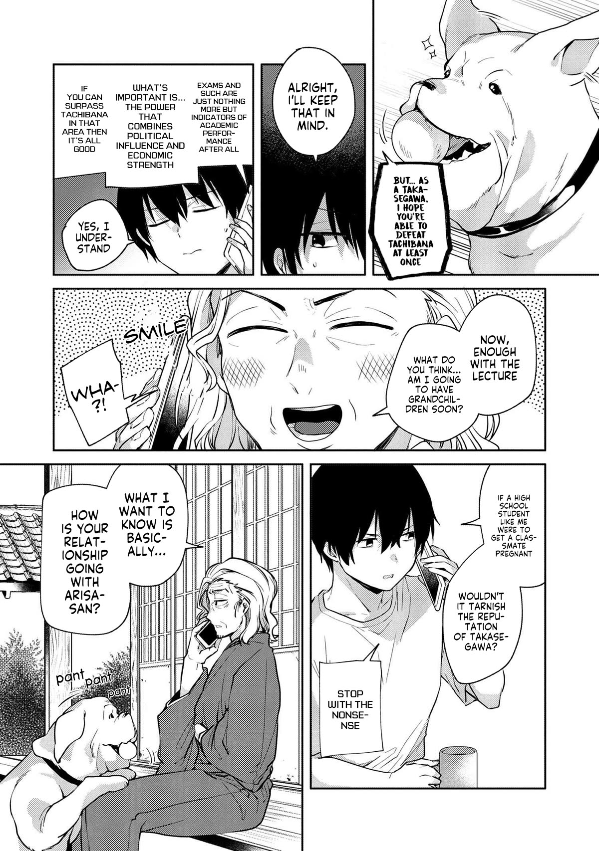 About that time I didn't want to have a matchmaking interview, so I set some impossible conditions and then my classmate showed up Chapter 8.2 page 11 - Chapter 8.2: "Takasegawa" Yuzuru and Yukishiro Arisa (3) - Part 2