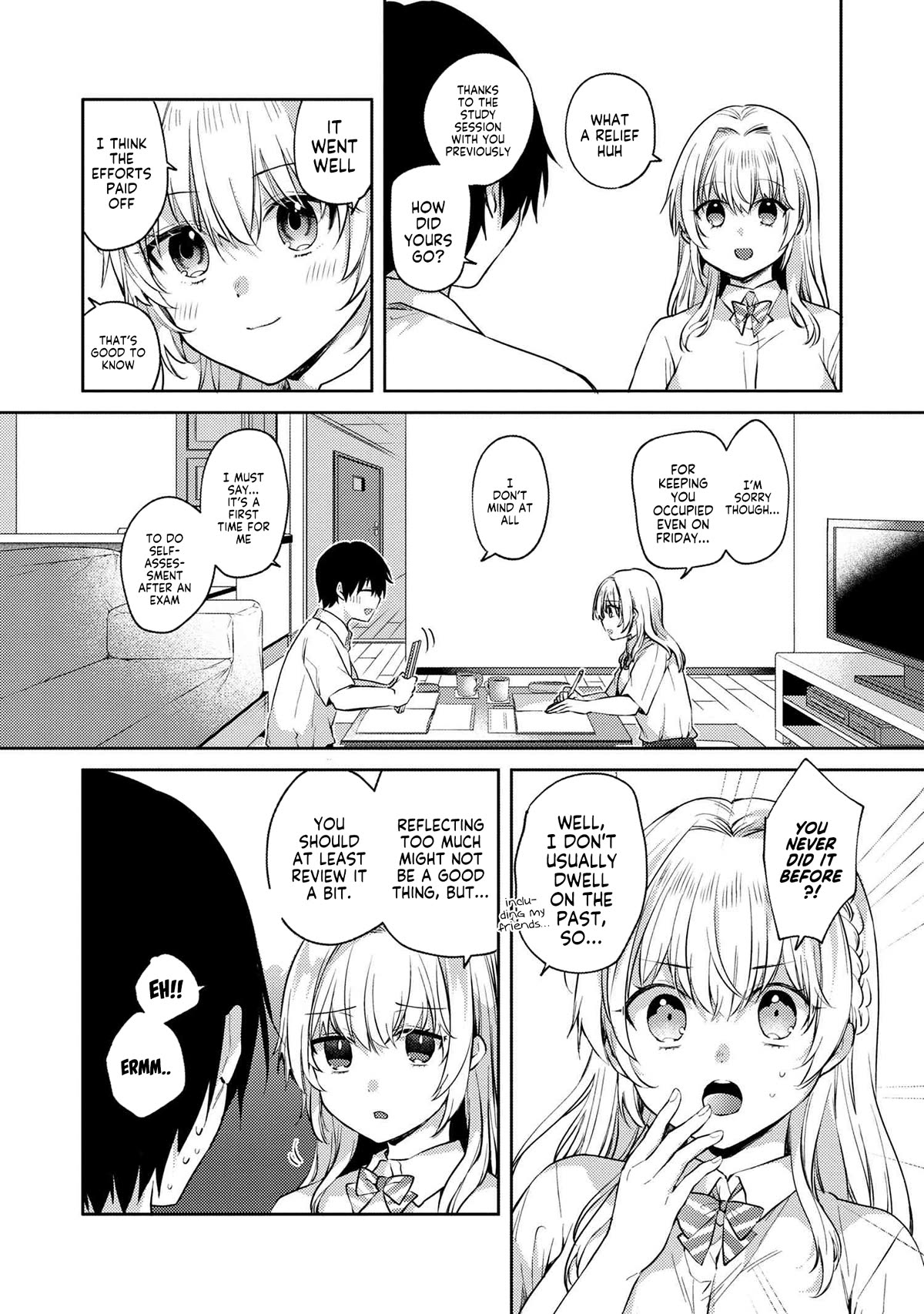 About that time I didn't want to have a matchmaking interview, so I set some impossible conditions and then my classmate showed up Chapter 8.2 page 14 - Chapter 8.2: "Takasegawa" Yuzuru and Yukishiro Arisa (3) - Part 2