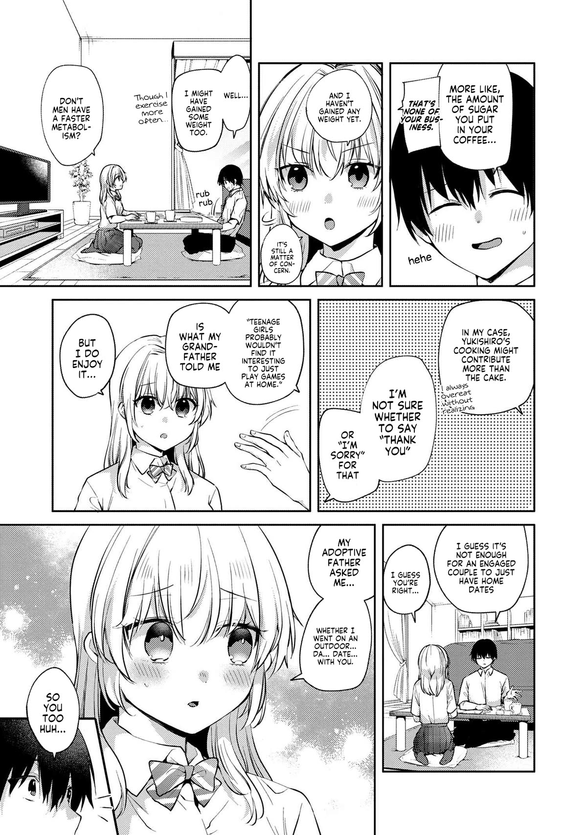 About that time I didn't want to have a matchmaking interview, so I set some impossible conditions and then my classmate showed up Chapter 8.2 page 17 - Chapter 8.2: "Takasegawa" Yuzuru and Yukishiro Arisa (3) - Part 2