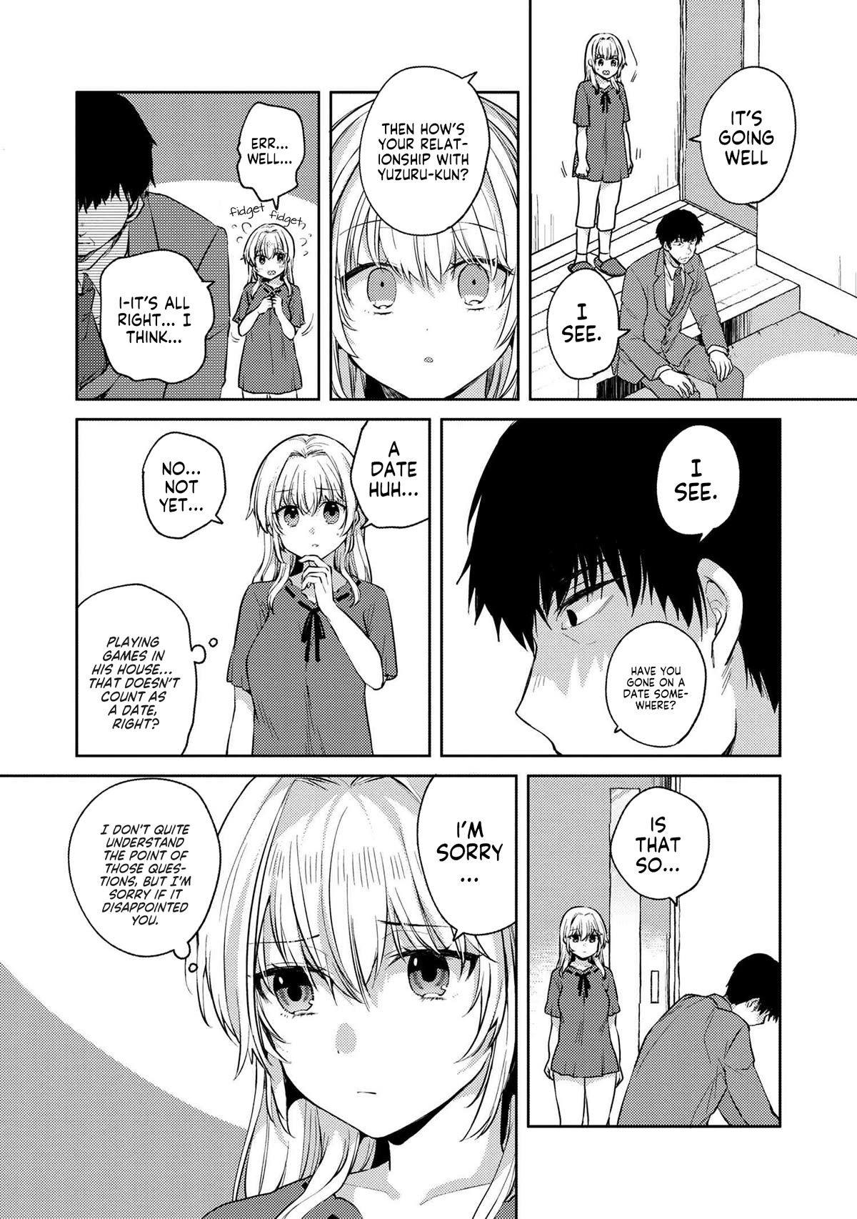 About that time I didn't want to have a matchmaking interview, so I set some impossible conditions and then my classmate showed up Chapter 8.2 page 8 - Chapter 8.2: "Takasegawa" Yuzuru and Yukishiro Arisa (3) - Part 2
