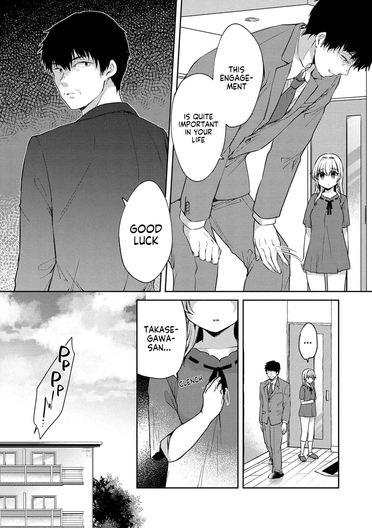 About that time I didn't want to have a matchmaking interview, so I set some impossible conditions and then my classmate showed up Chapter 8.2 page 9 - Chapter 8.2: "Takasegawa" Yuzuru and Yukishiro Arisa (3) - Part 2