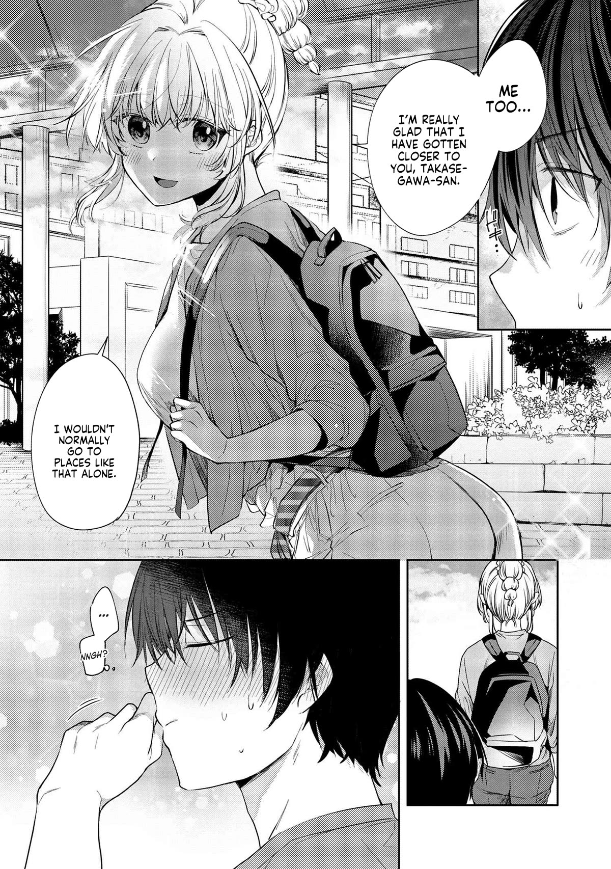 About that time I didn't want to have a matchmaking interview, so I set some impossible conditions and then my classmate showed up Chapter 9.2 page 12 - Chapter 9.2: The first date with my 'fiancée' - Part 2