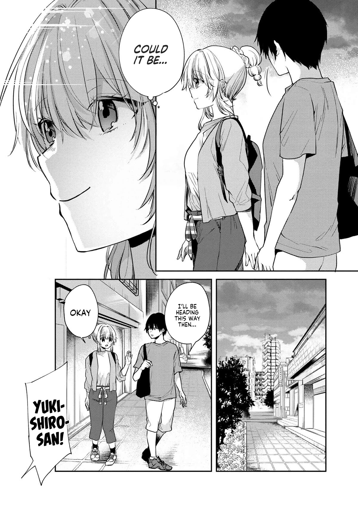 About that time I didn't want to have a matchmaking interview, so I set some impossible conditions and then my classmate showed up Chapter 9.2 page 13 - Chapter 9.2: The first date with my 'fiancée' - Part 2