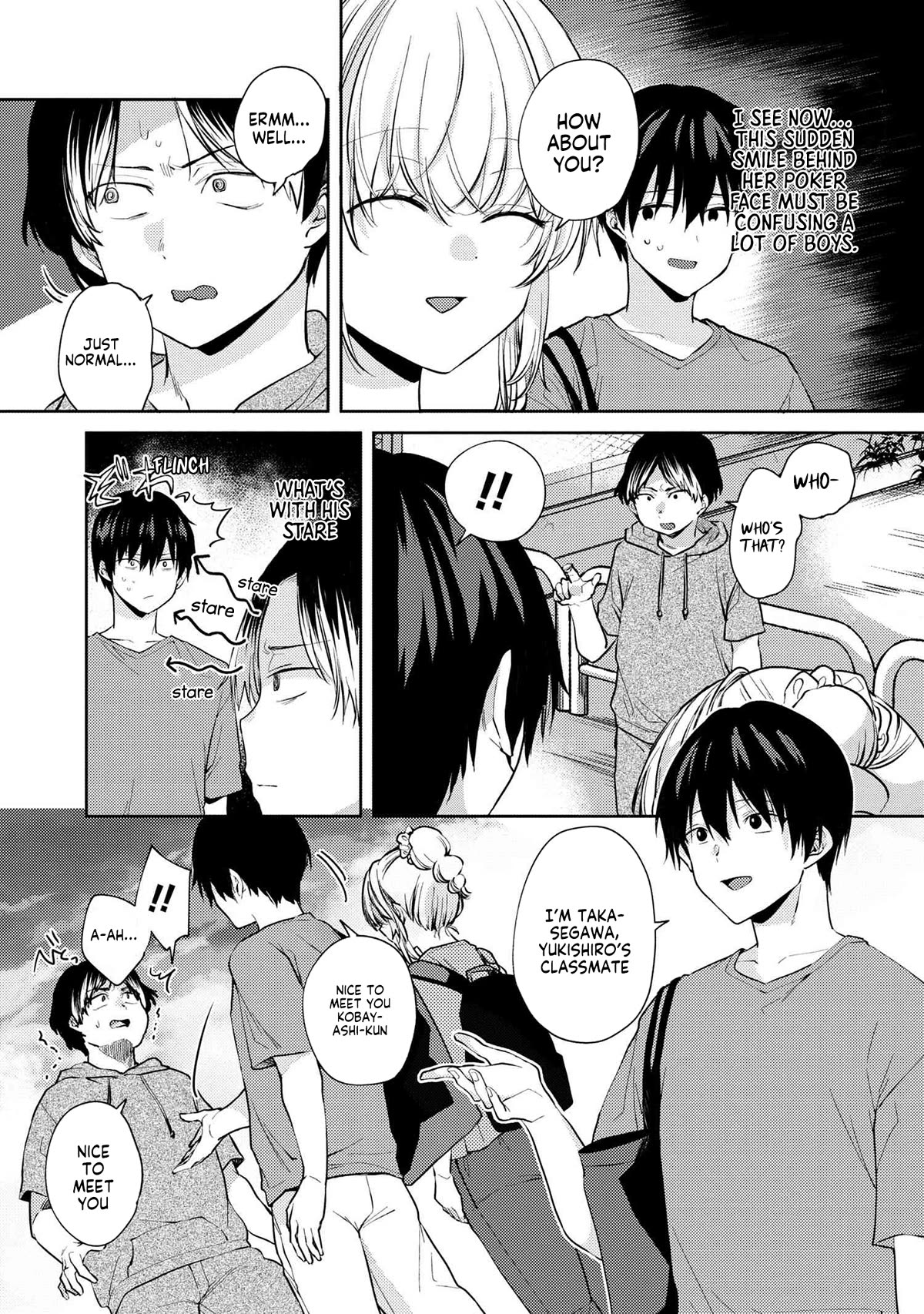 About that time I didn't want to have a matchmaking interview, so I set some impossible conditions and then my classmate showed up Chapter 9.2 page 15 - Chapter 9.2: The first date with my 'fiancée' - Part 2
