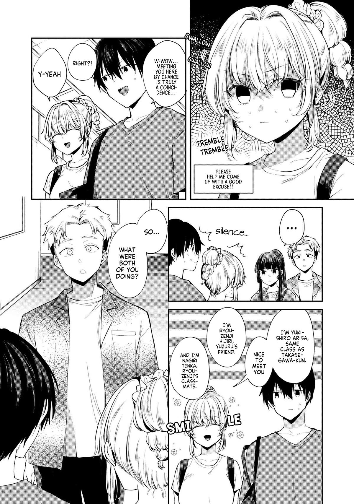 About that time I didn't want to have a matchmaking interview, so I set some impossible conditions and then my classmate showed up Chapter 9.2 page 3 - Chapter 9.2: The first date with my 'fiancée' - Part 2