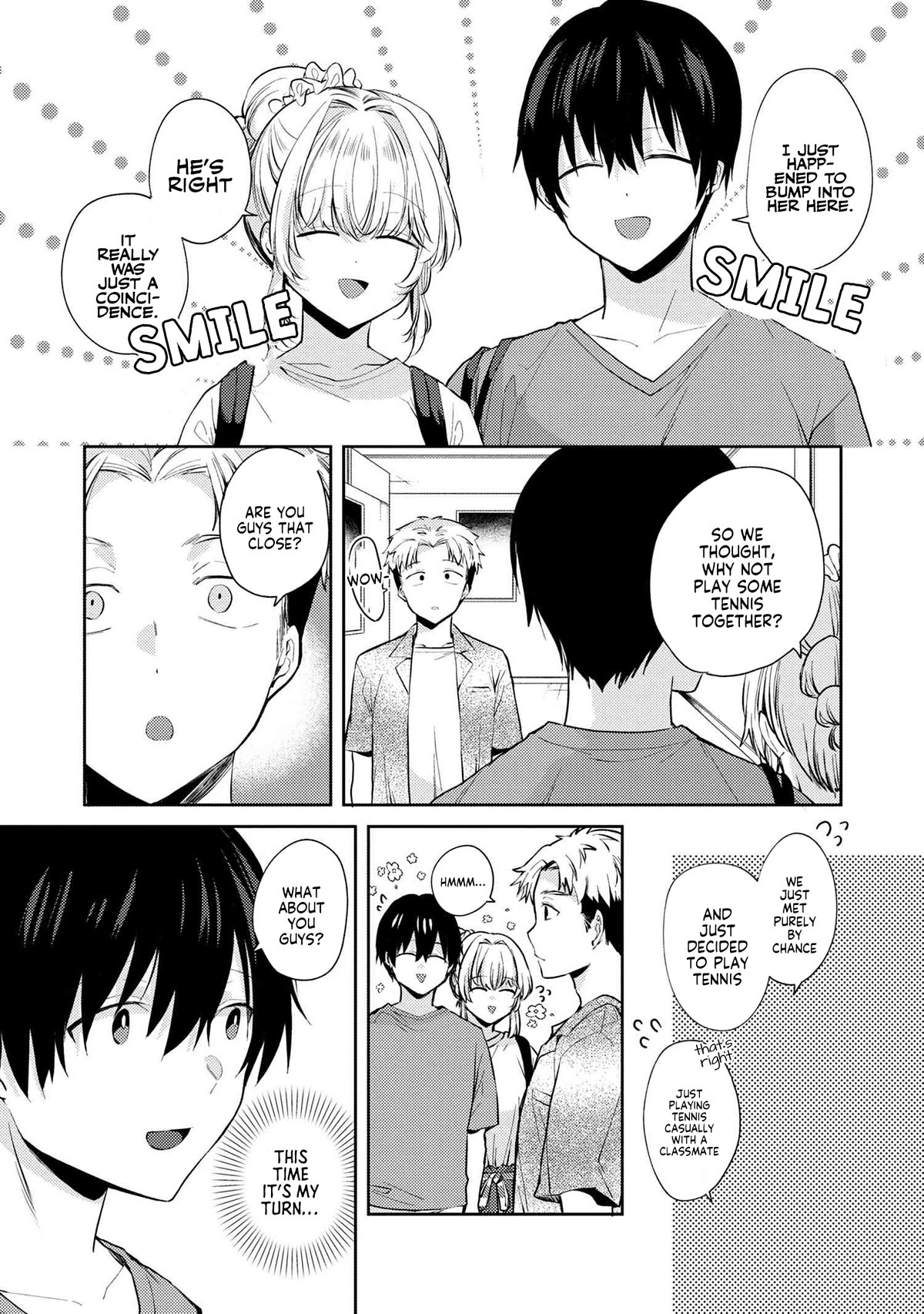 About that time I didn't want to have a matchmaking interview, so I set some impossible conditions and then my classmate showed up Chapter 9.2 page 4 - Chapter 9.2: The first date with my 'fiancée' - Part 2
