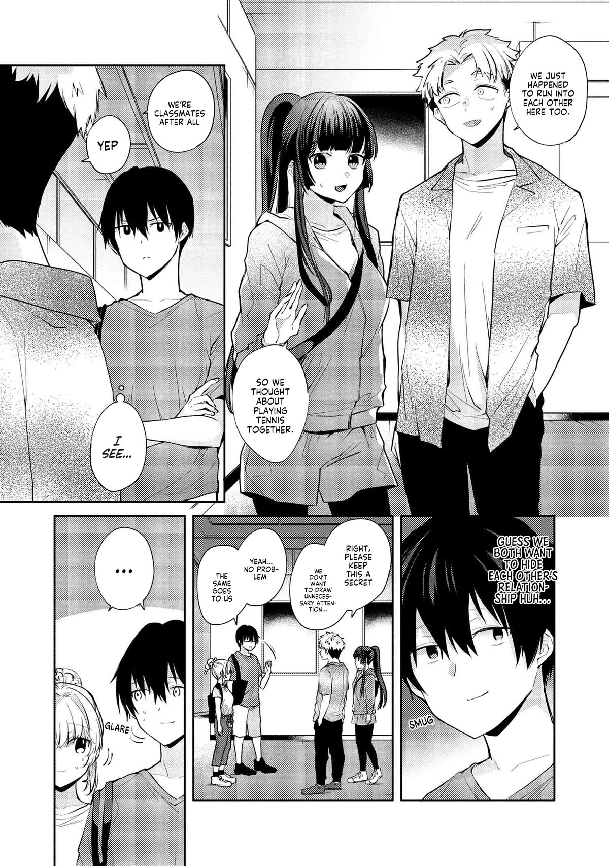About that time I didn't want to have a matchmaking interview, so I set some impossible conditions and then my classmate showed up Chapter 9.2 page 5 - Chapter 9.2: The first date with my 'fiancée' - Part 2