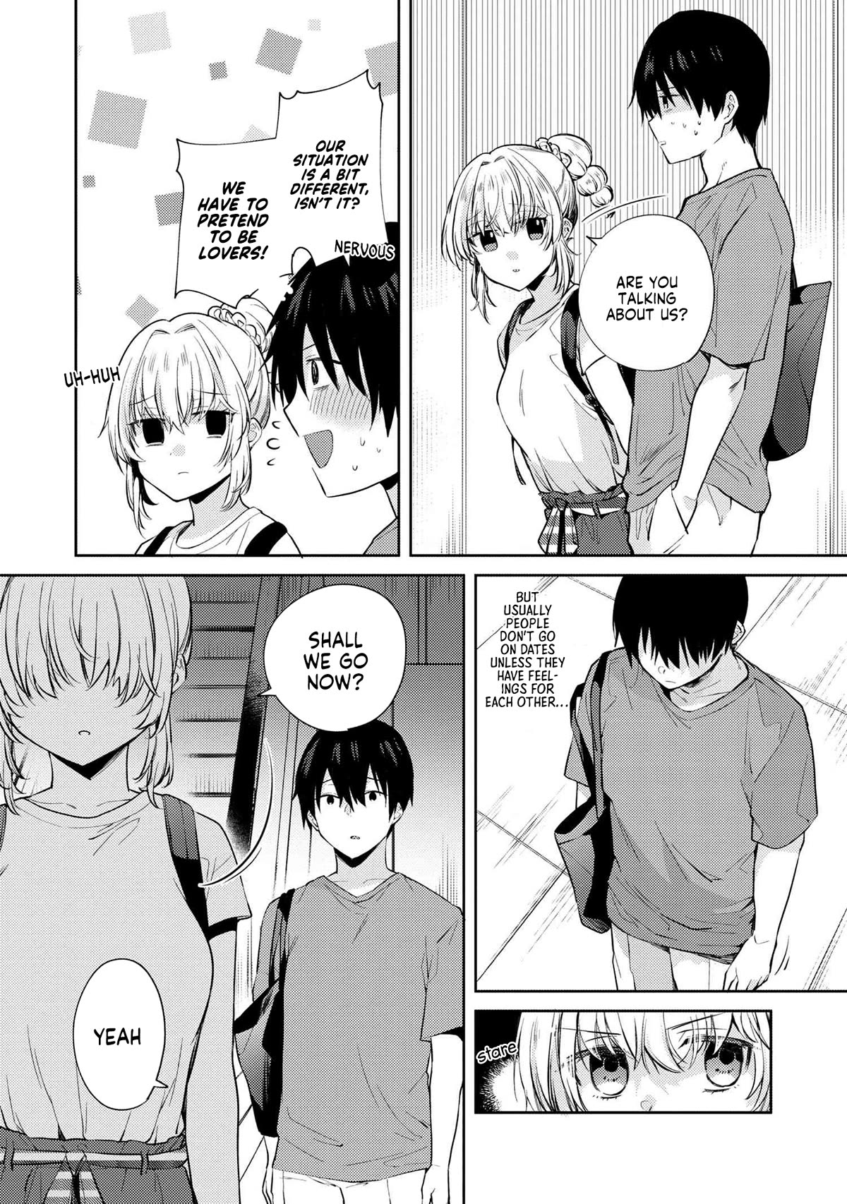 About that time I didn't want to have a matchmaking interview, so I set some impossible conditions and then my classmate showed up Chapter 9.2 page 8 - Chapter 9.2: The first date with my 'fiancée' - Part 2