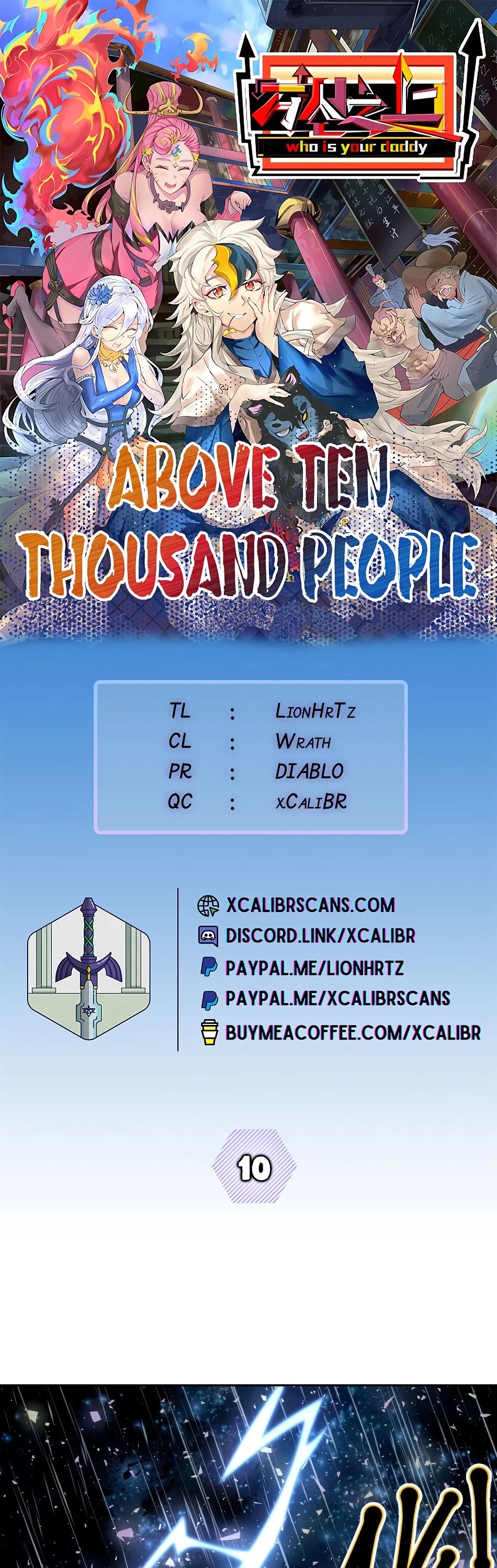 Above Ten Thousand People Chapter 10 page 1 - Chapter 10