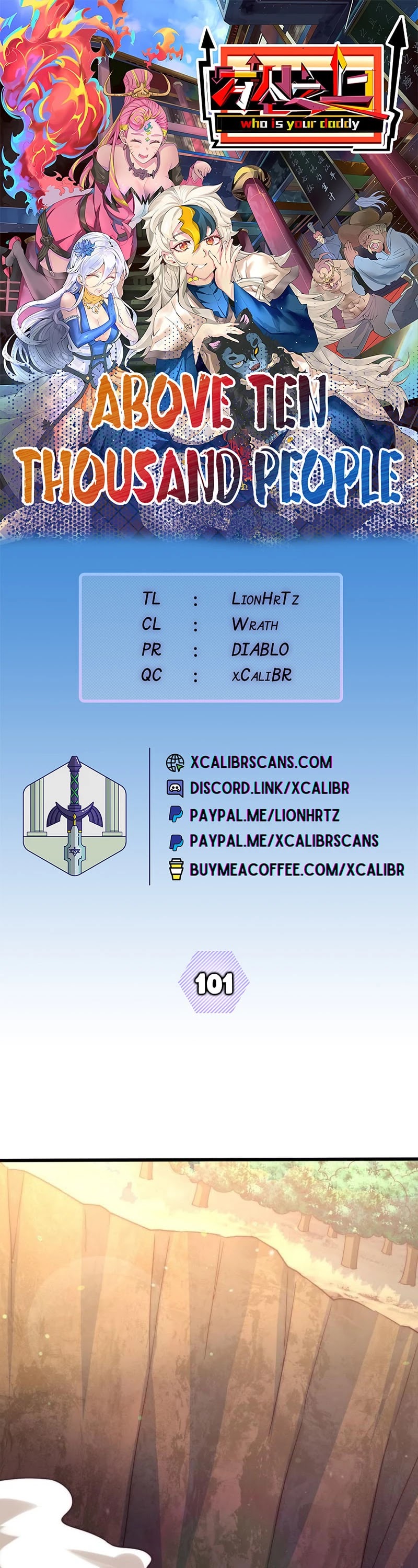 Above Ten Thousand People Chapter 101 page 1 - Chapter 101