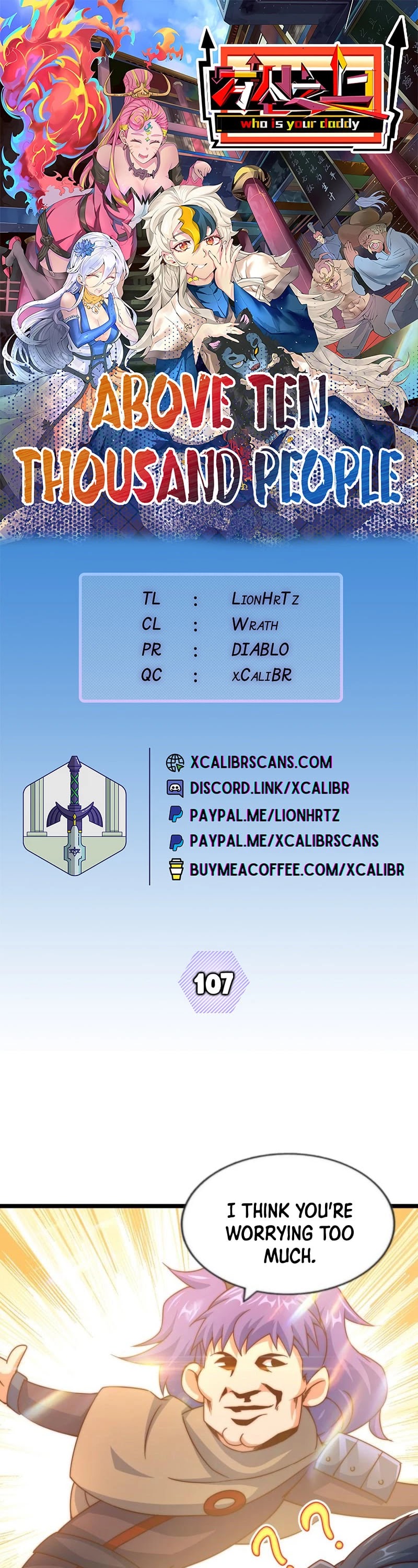 Above Ten Thousand People Chapter 107 page 1 - Chapter 107