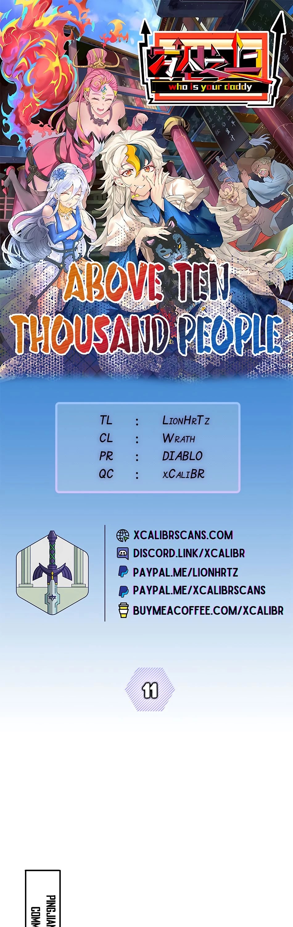 Above Ten Thousand People Chapter 11 page 1 - Chapter 11