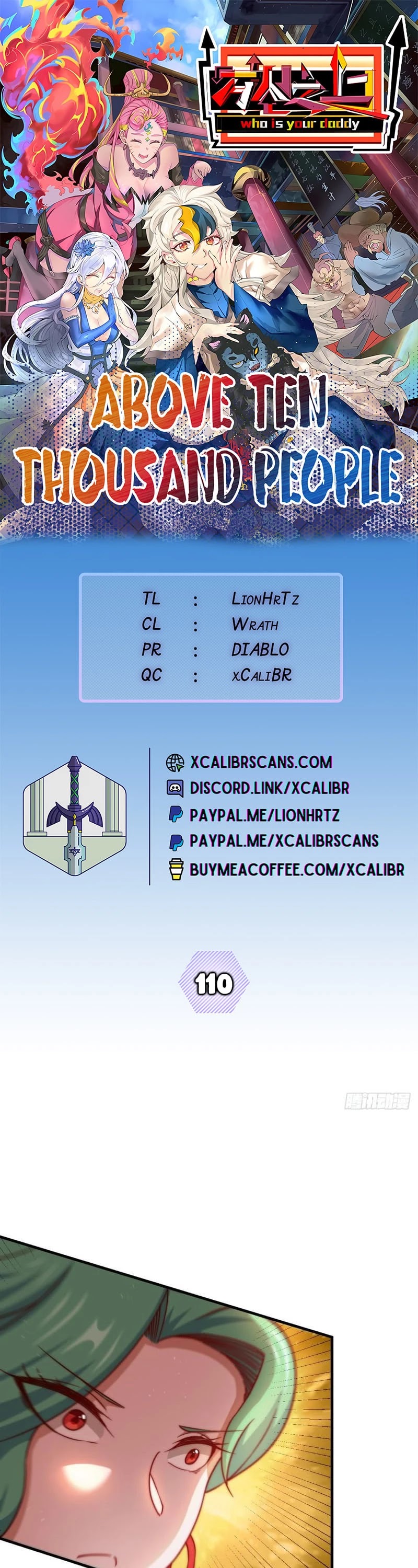 Above Ten Thousand People Chapter 110 page 1 - Chapter 110
