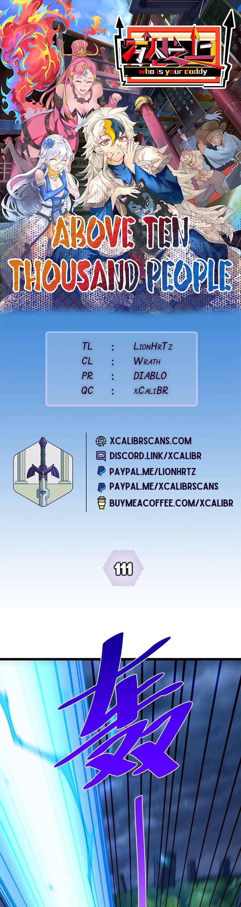 Above Ten Thousand People Chapter 111 page 1 - Chapter 111