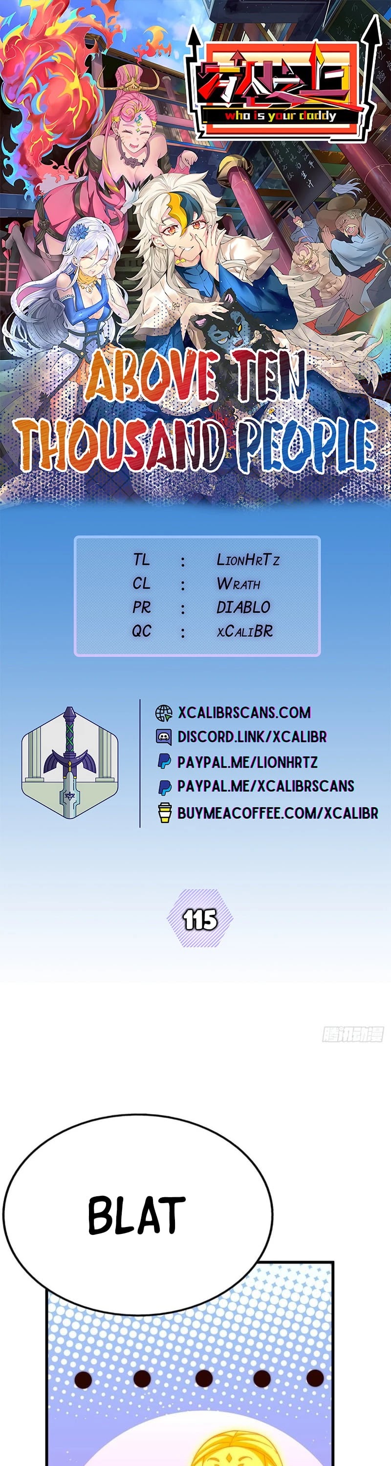 Above Ten Thousand People Chapter 115 page 1 - Chapter 115