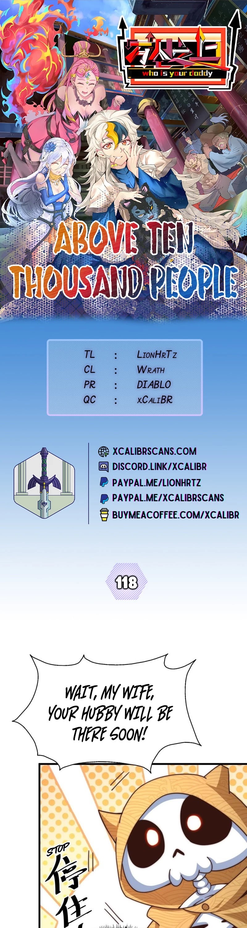 Above Ten Thousand People Chapter 118 page 1 - Chapter 118